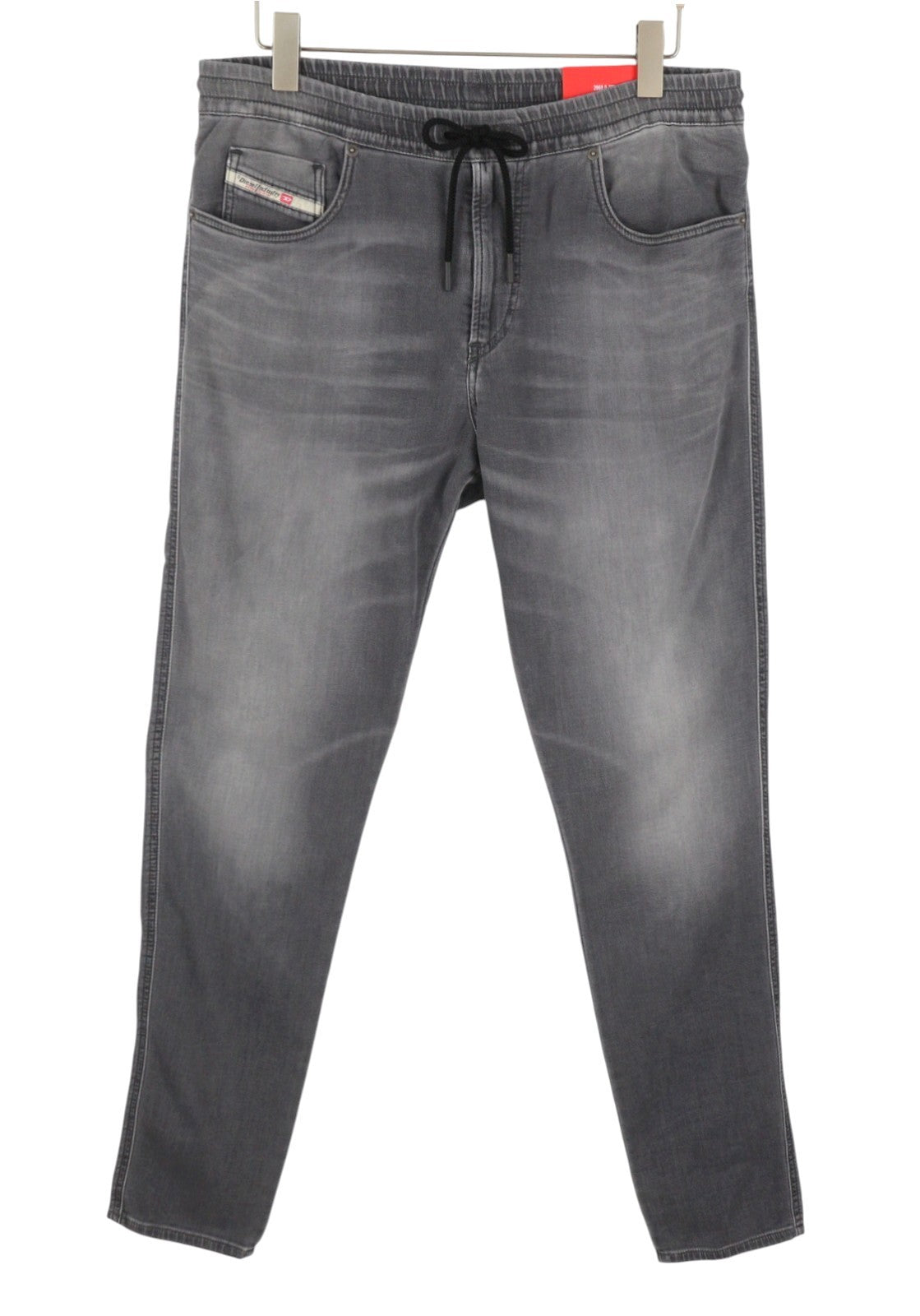 DIESEL 2060 D-Strukt Jogg 068HS Men Jeans W32 Grey Faded Whiskers RRP295