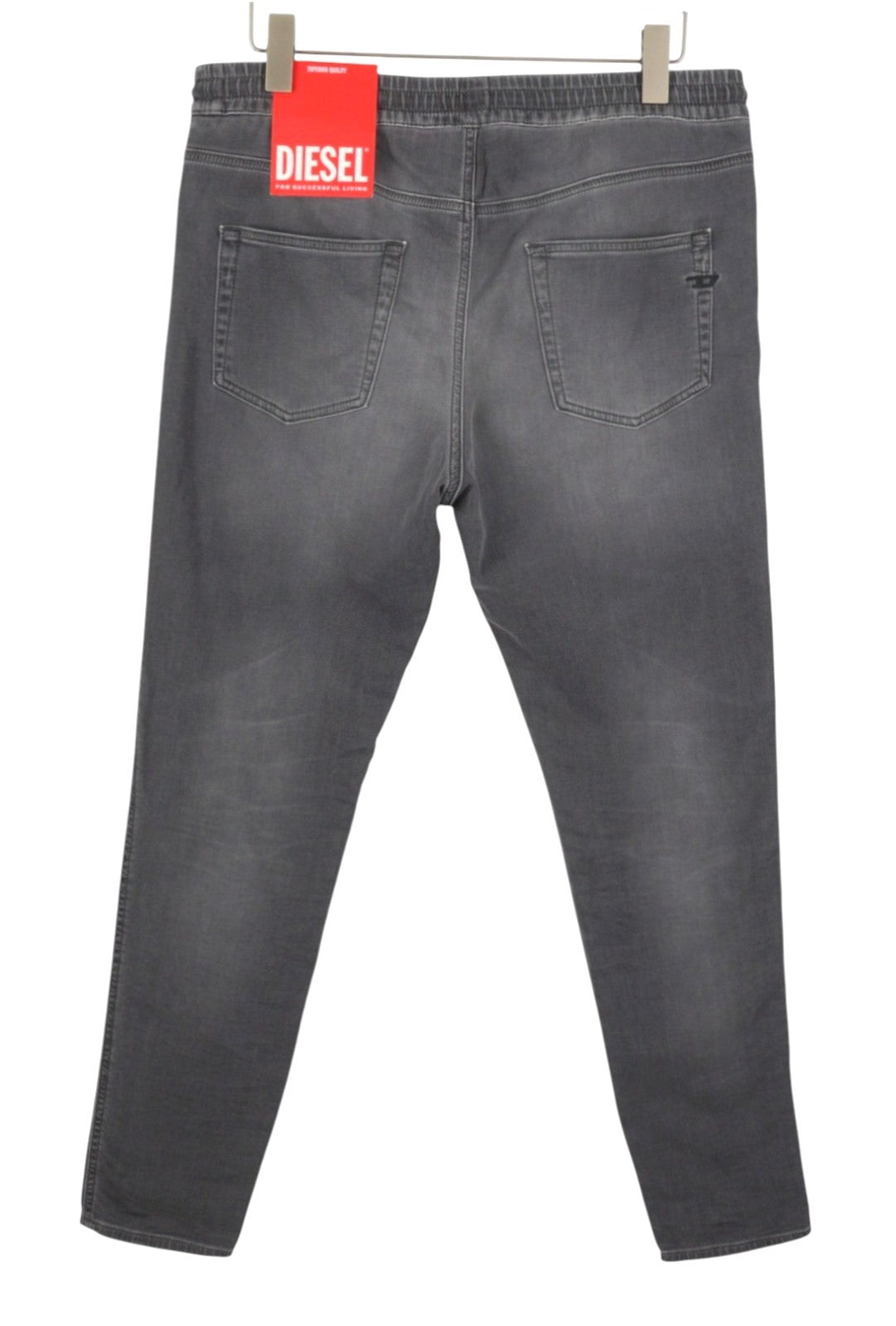 DIESEL 2060 D-Strukt Jogg 068HS Men Jeans W34 Grey Faded Whiskers RRP295