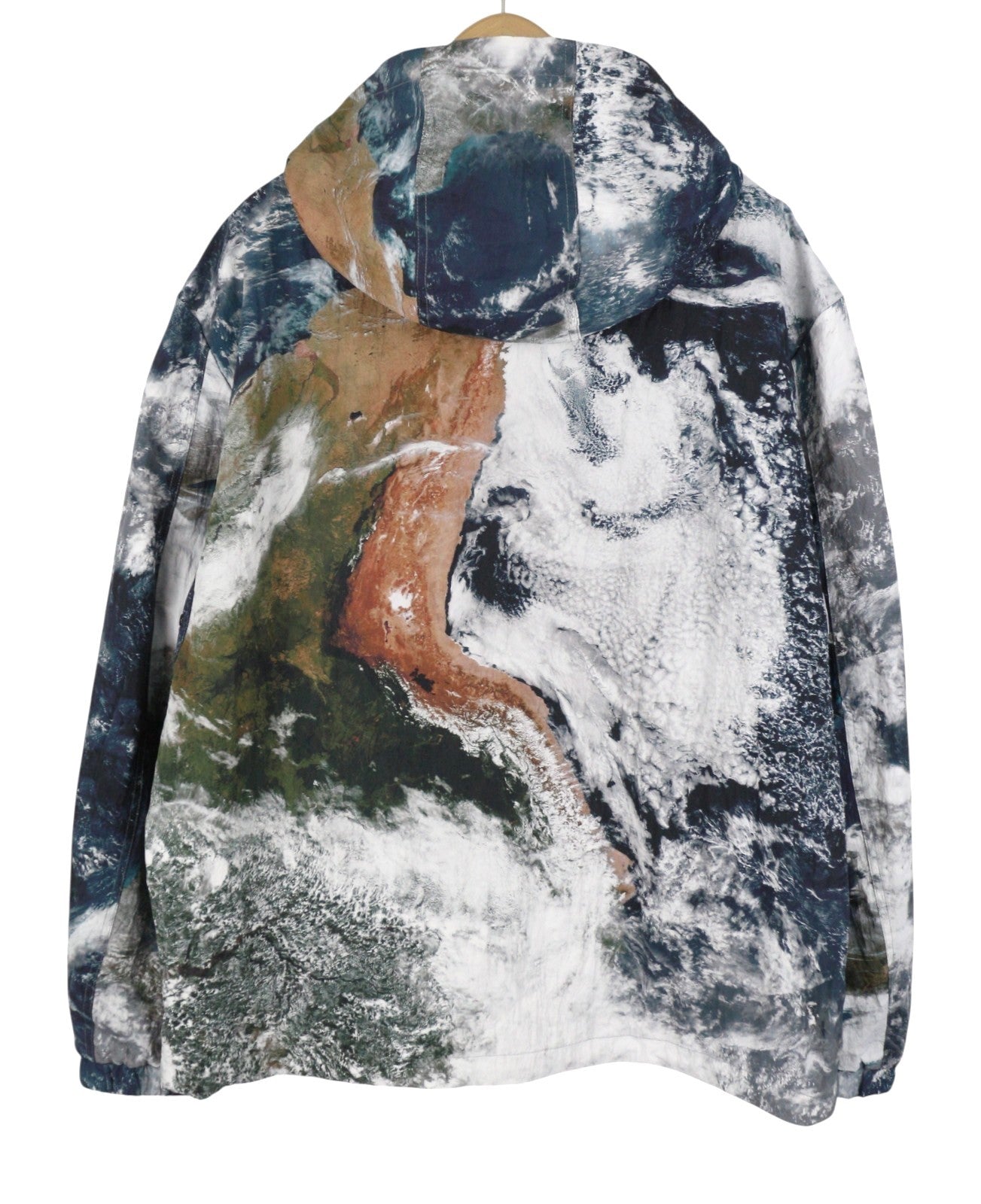 DIESEL J-Warrett-Print Men Jacket 54 Hooded Windbreaker Lightweight RRP250