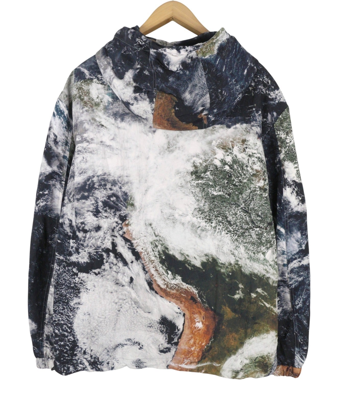 DIESEL J-Warrett-Print Men Jacket 52 Hooded Windbreaker Lightweight RRP250