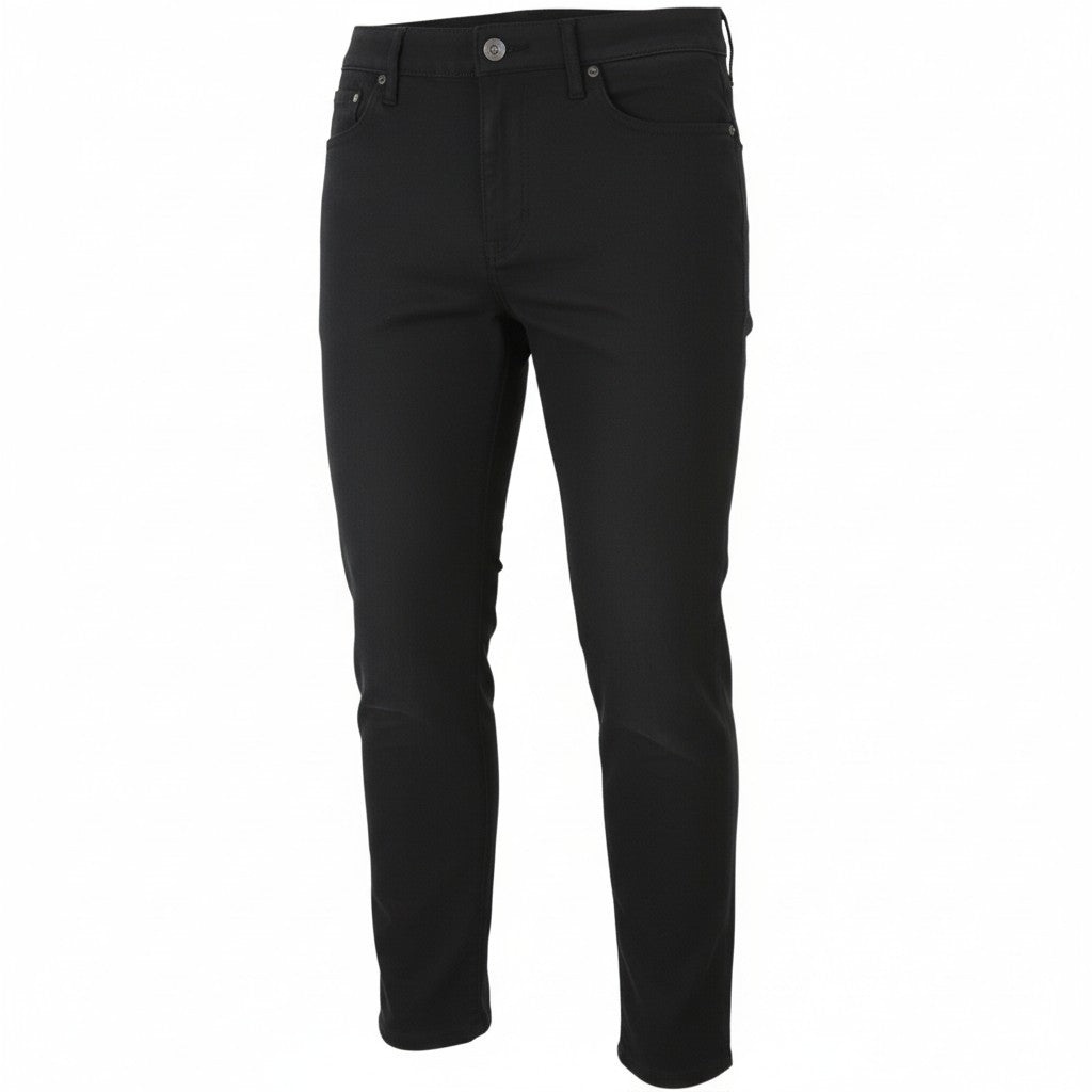 AMERICAN EAGLE OUTFITTERS Move-Free Men Trousers W28/L32 Black Active Slim