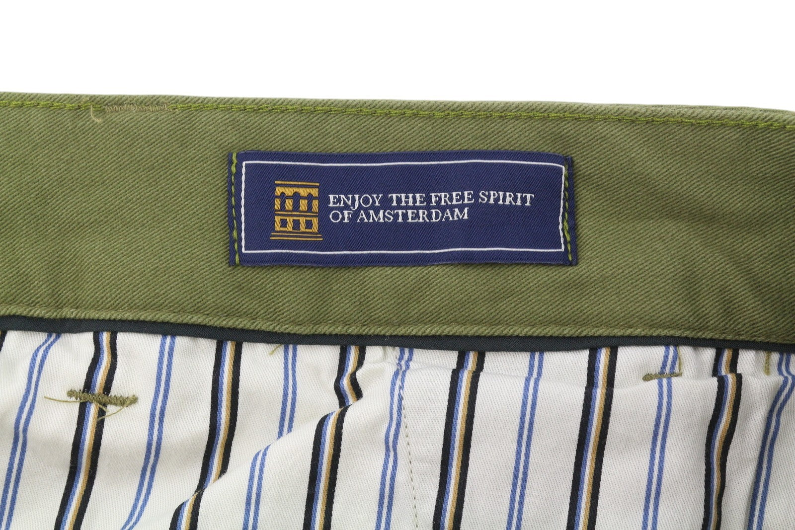 SCOTCH & SODA The Drift Men Trousers W31/L32 Green Regular Tapered