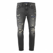 SCOTCH & SODA Ralston Men Jeans W31/L32 Grey Slim Faded Distressed