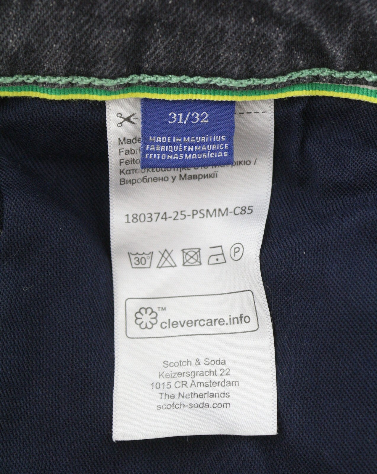 SCOTCH & SODA Ralston Men Jeans W31/L32 Grey Slim Faded Distressed