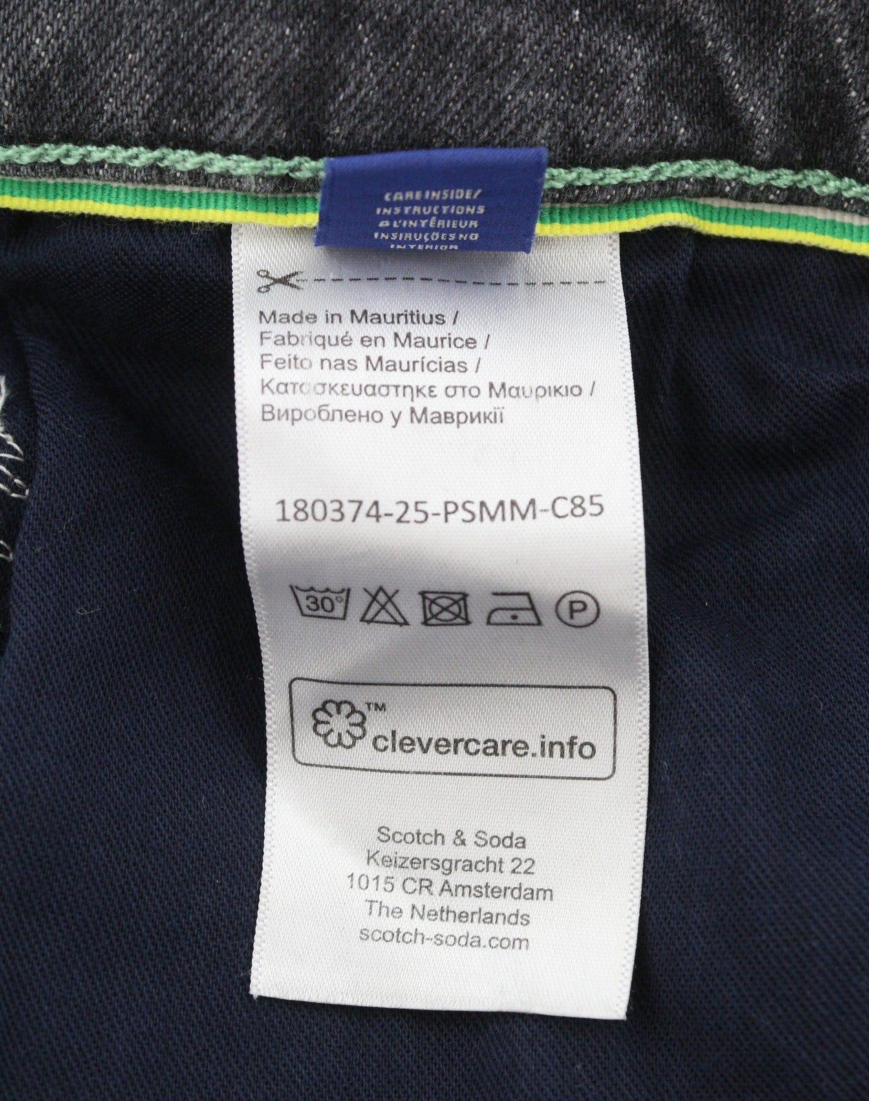 SCOTCH & SODA Ralston Men Jeans W31/L32 Grey Slim Faded Distressed