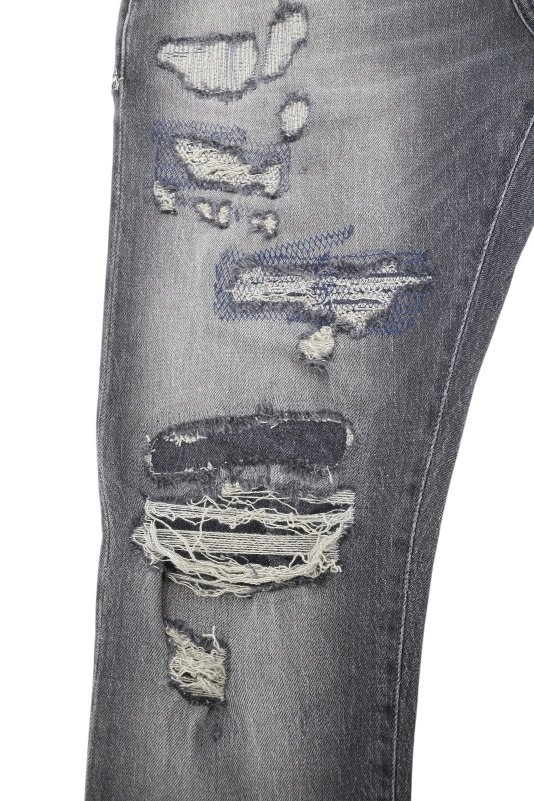 SCOTCH & SODA Ralston Men Jeans W31/L32 Grey Slim Faded Distressed