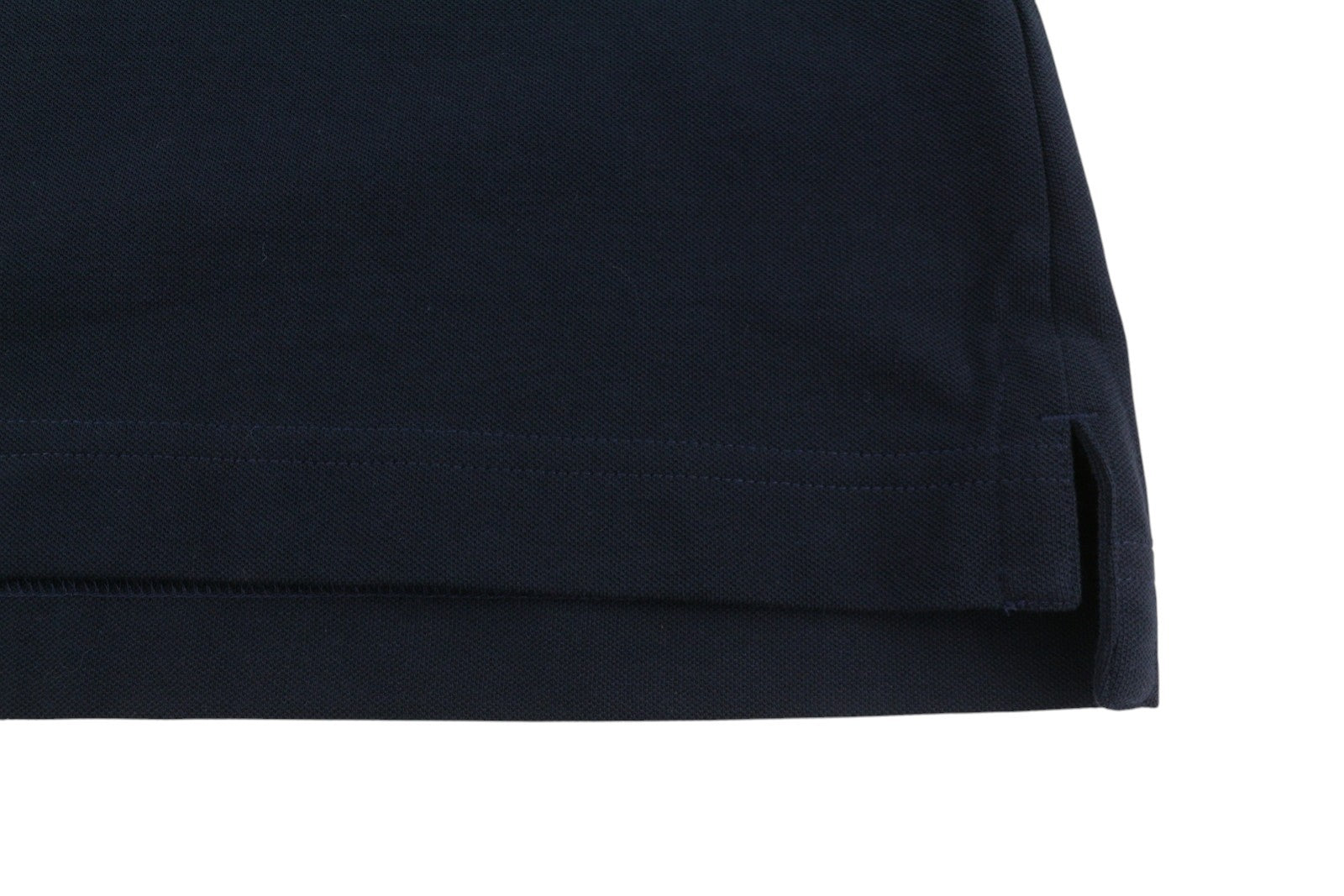 STATE OF ART Men Polos L Dark Blue Cotton Regular Fit Short Sleeve