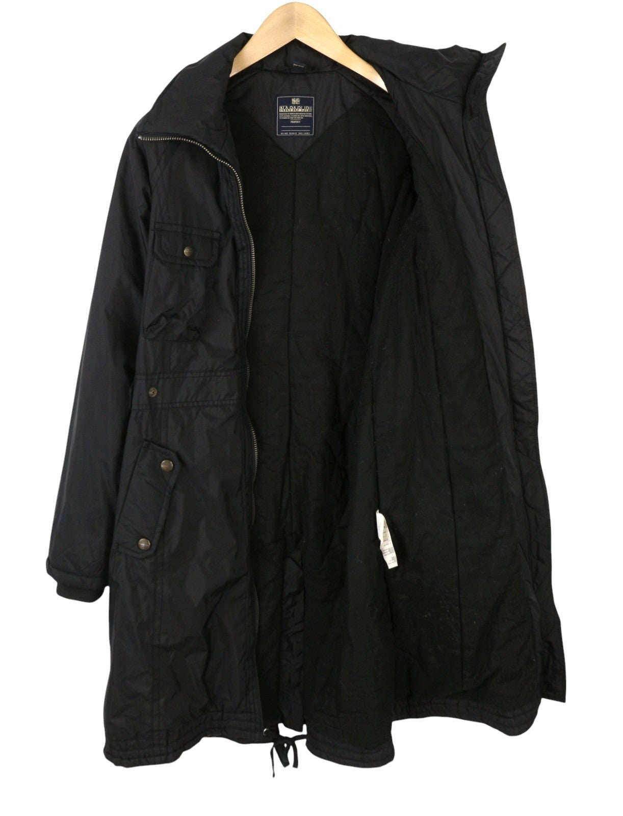 NAPAPIJRI N0YBUA Women Jacket L Black Padded High Neck Parka