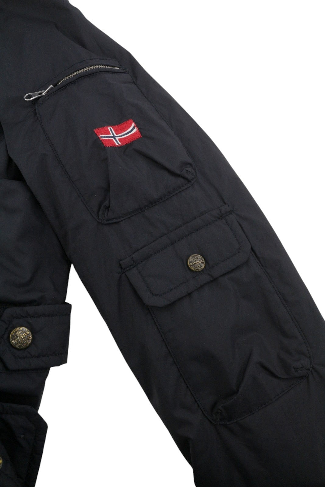 NAPAPIJRI N0YBUA Women Jacket L Black Padded High Neck Parka
