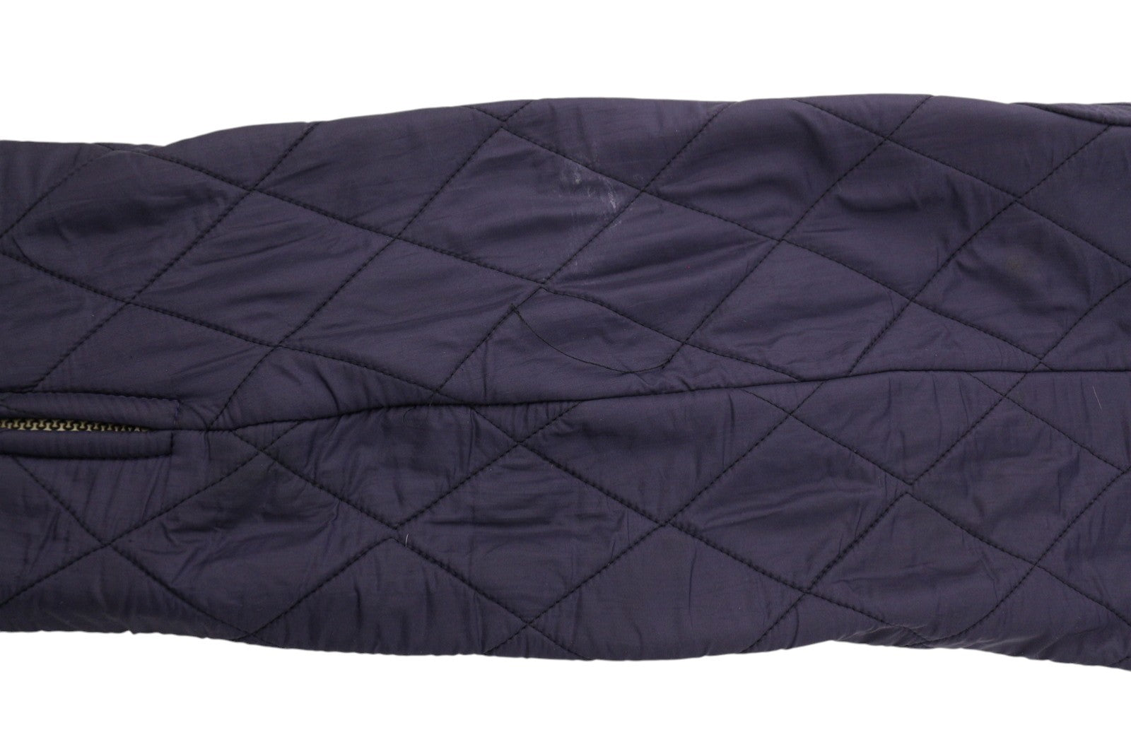 BARBOUR International Quilt Women Jacket EU40 Purple Fleece Lined