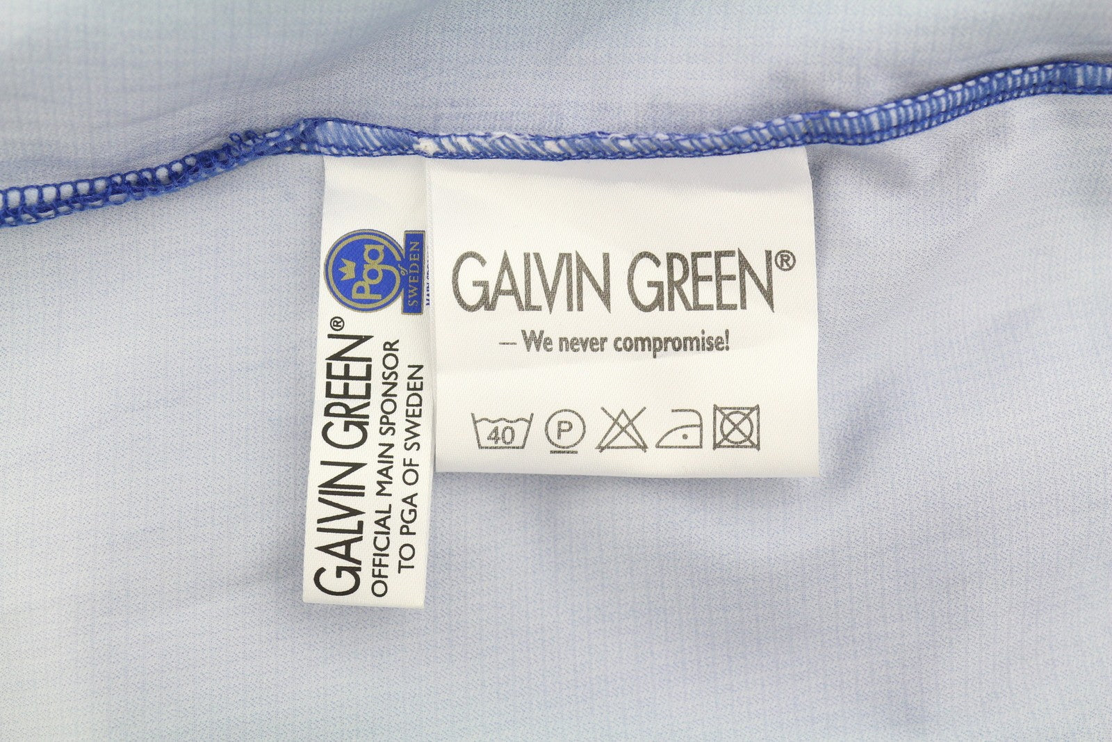 GLAVIN GREEN Gore Men Jacket M Blue Windproof V-Neck Pull On
