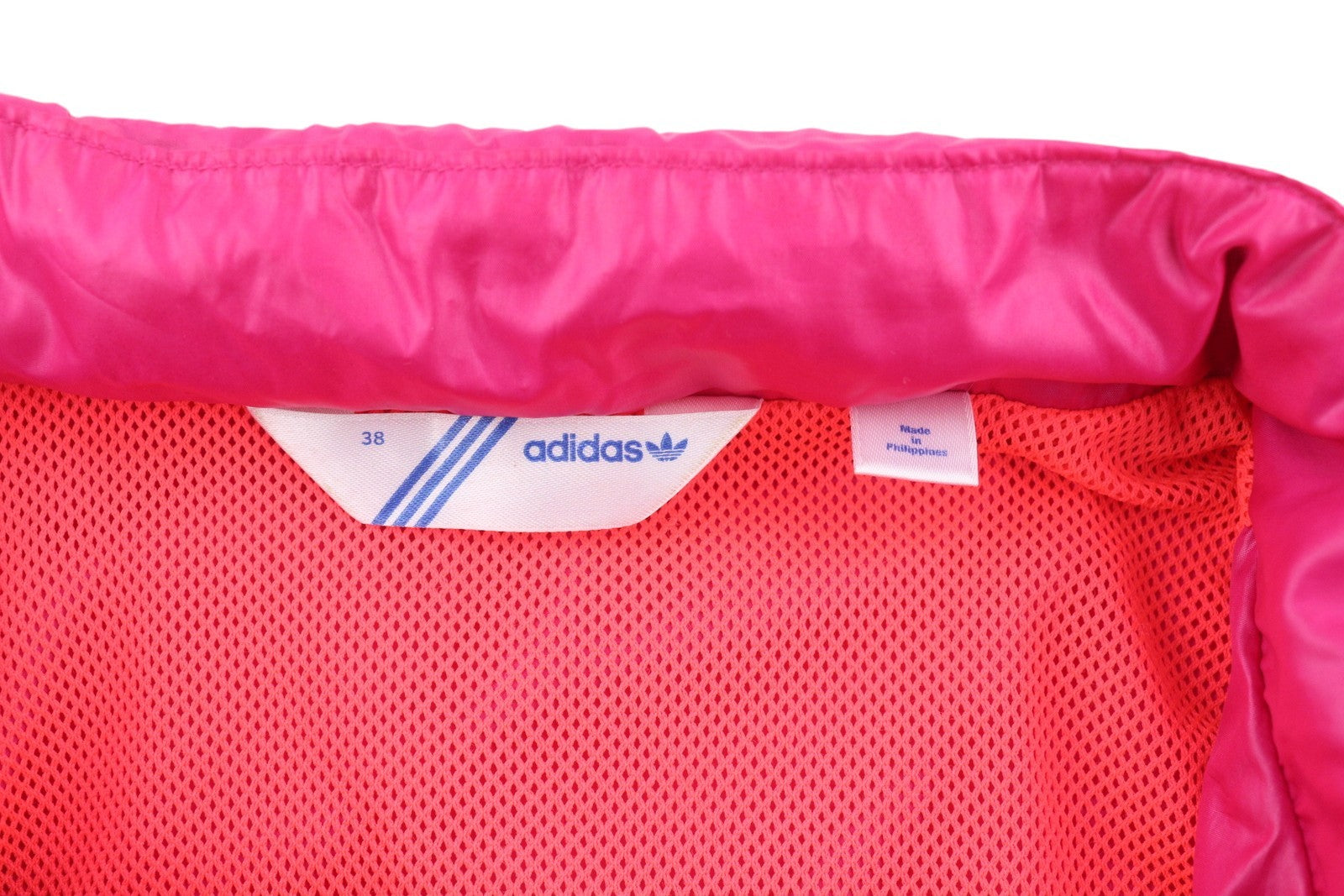 ADIDAS Women Jacket EU38 Windbreaker Full Zip Hidden Hood Lightweight