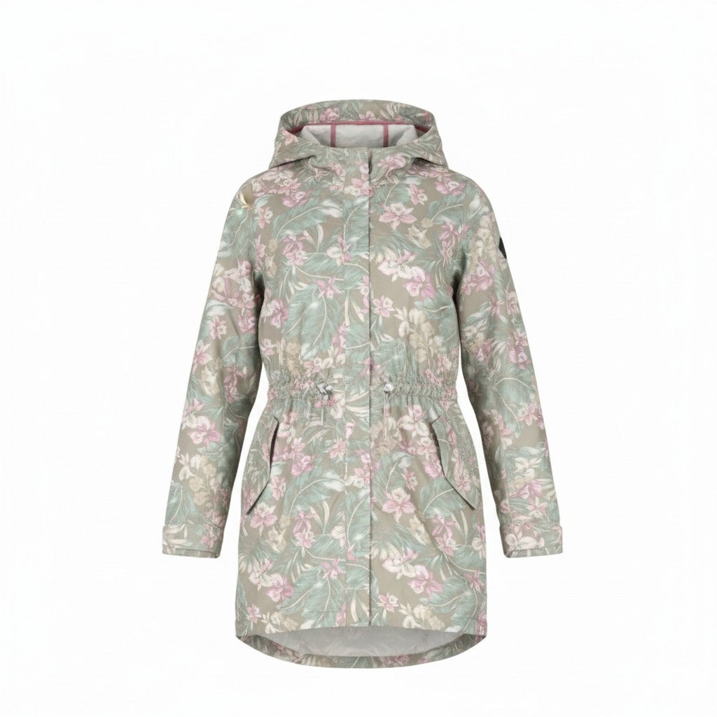 O'NEILL Adventure Women Jacket M Floral Internal Strap Parka