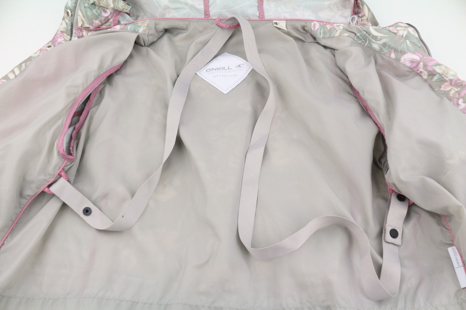 O'NEILL Adventure Women Jacket M Floral Internal Strap Parka