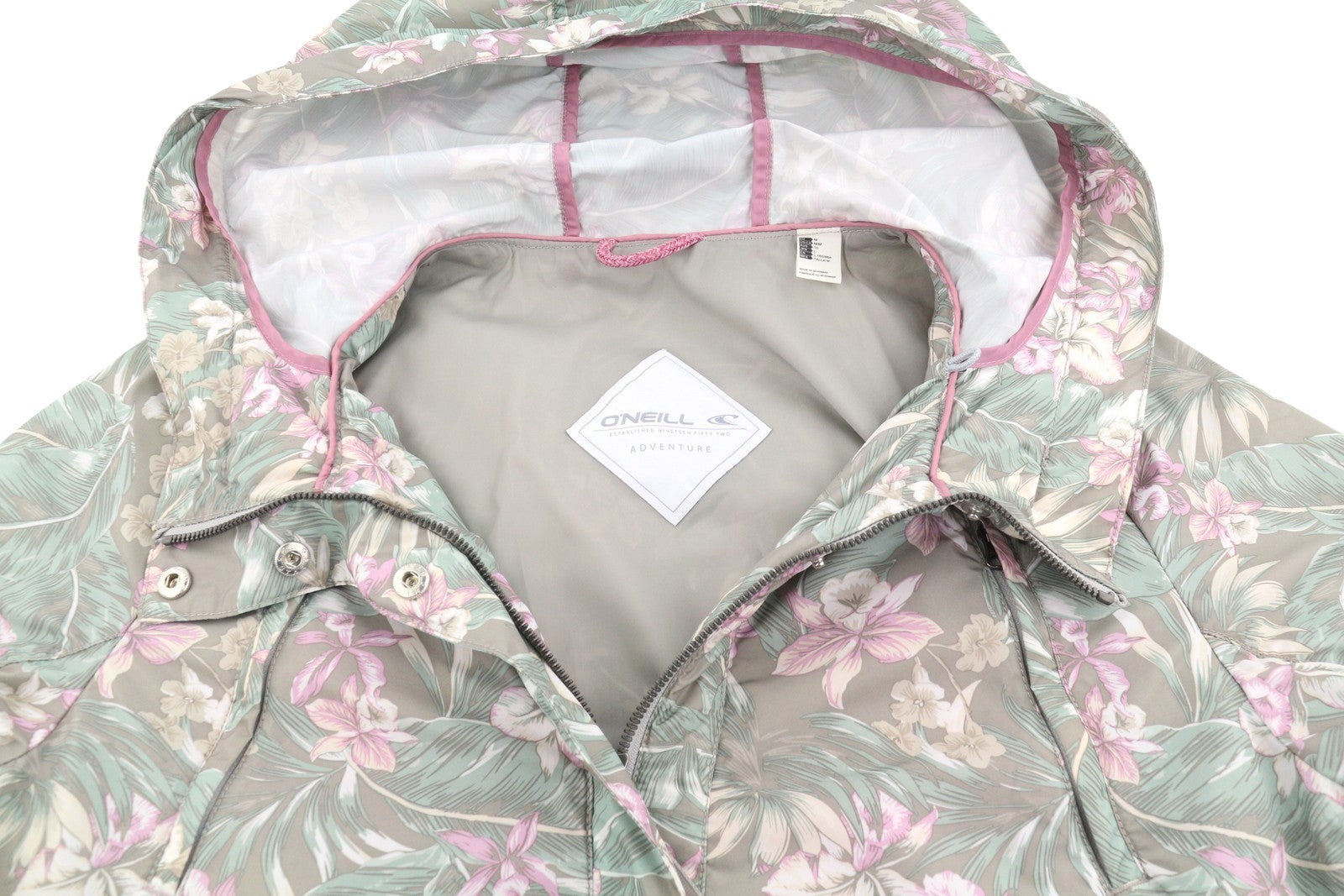 O'NEILL Adventure Women Jacket M Floral Internal Strap Parka