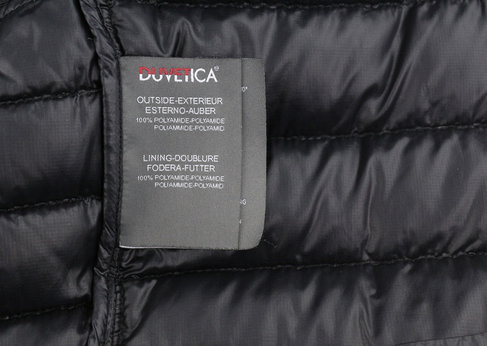 DUVETICA Women Jacket 42 M Black Down Quilted Hooded Full Zip Puffer