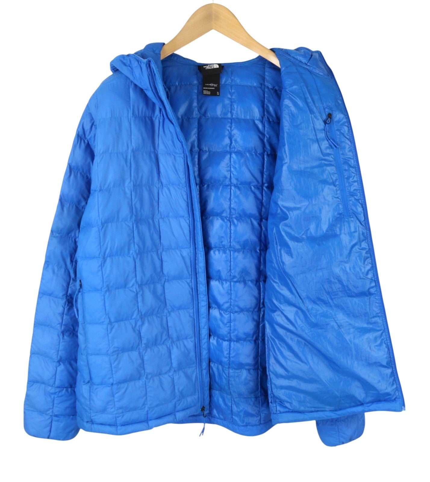 THE NORTH FACE Thermoball Eco Men Jacket XL Blue Padded Quilted Hooded