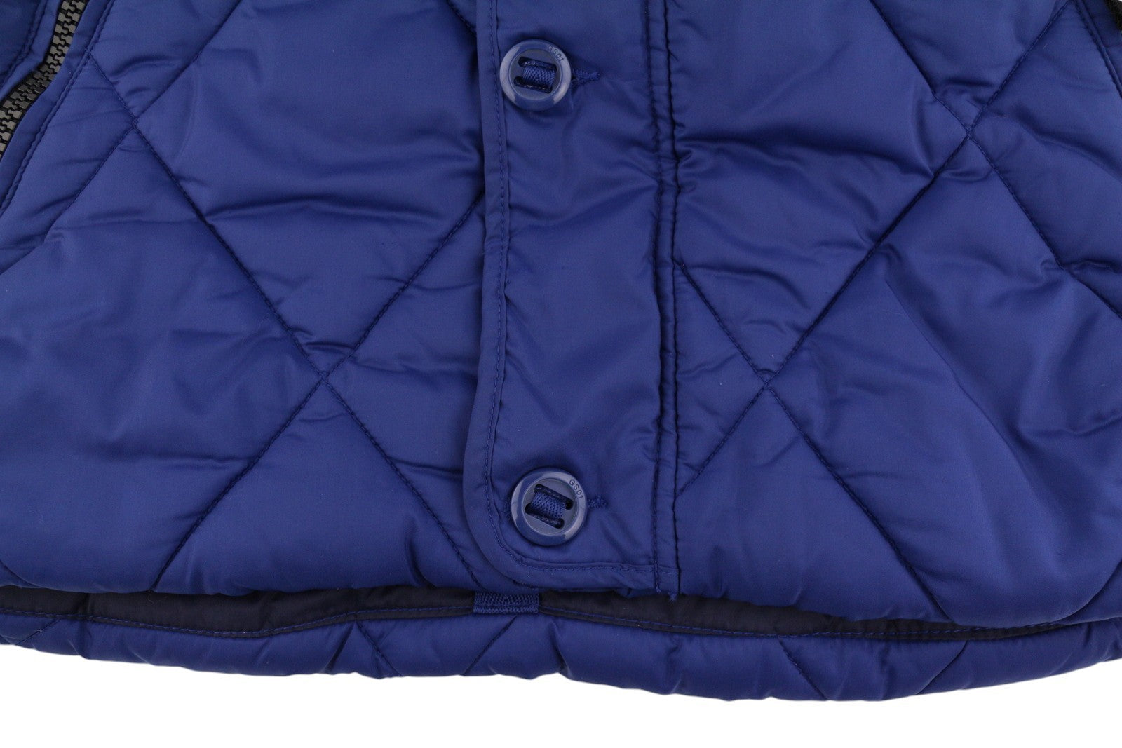 G-STAR Doonray Quilted Men Waistcoat M Blue Padded Hooded Full Zip