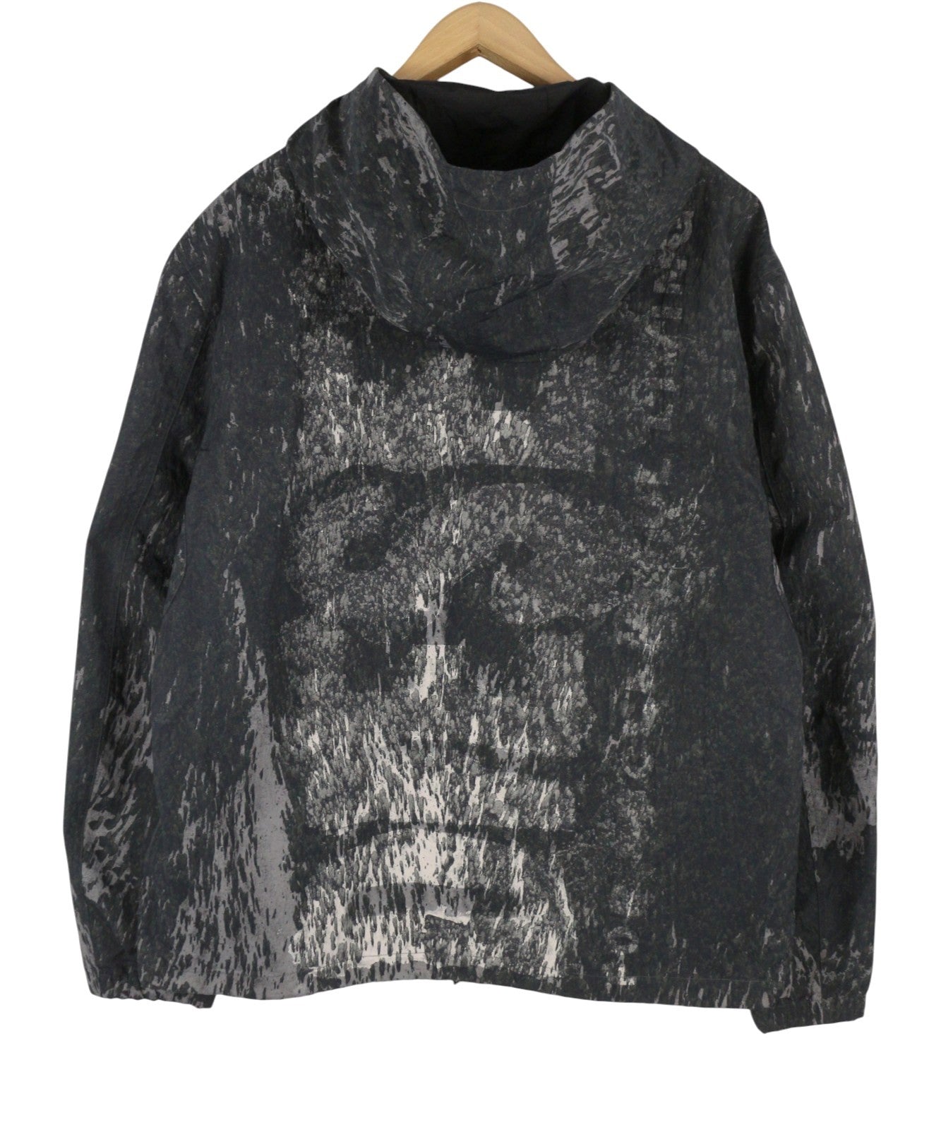 DIESEL J-Brick Men Jacket 52 Black Camo Print Windbreaker Lightweight RRP295