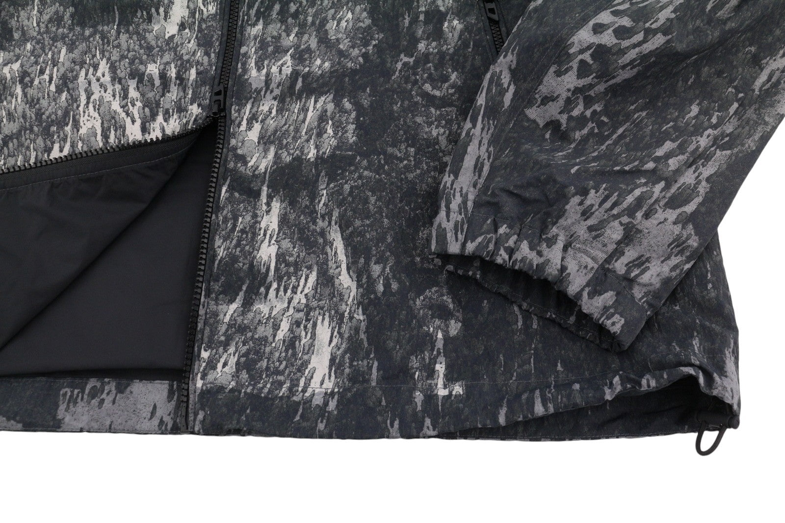 DIESEL J-Brick Men Jacket 54 Black Camo Print Windbreaker Lightweight RRP295