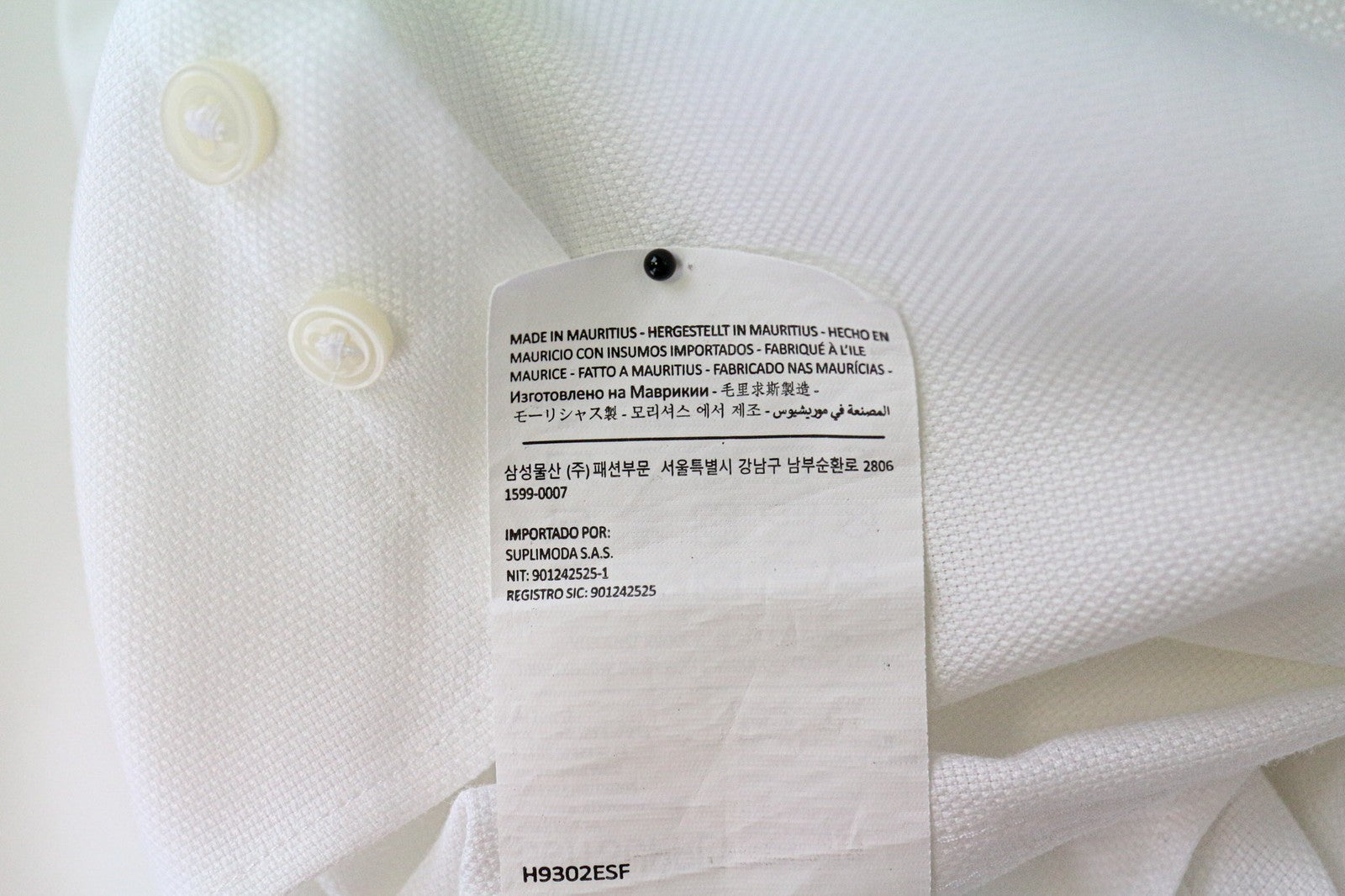 SUITSUPPLY Traveller Men Shirt 38/15 Extra Slim Classic White Pure Cotton Twill