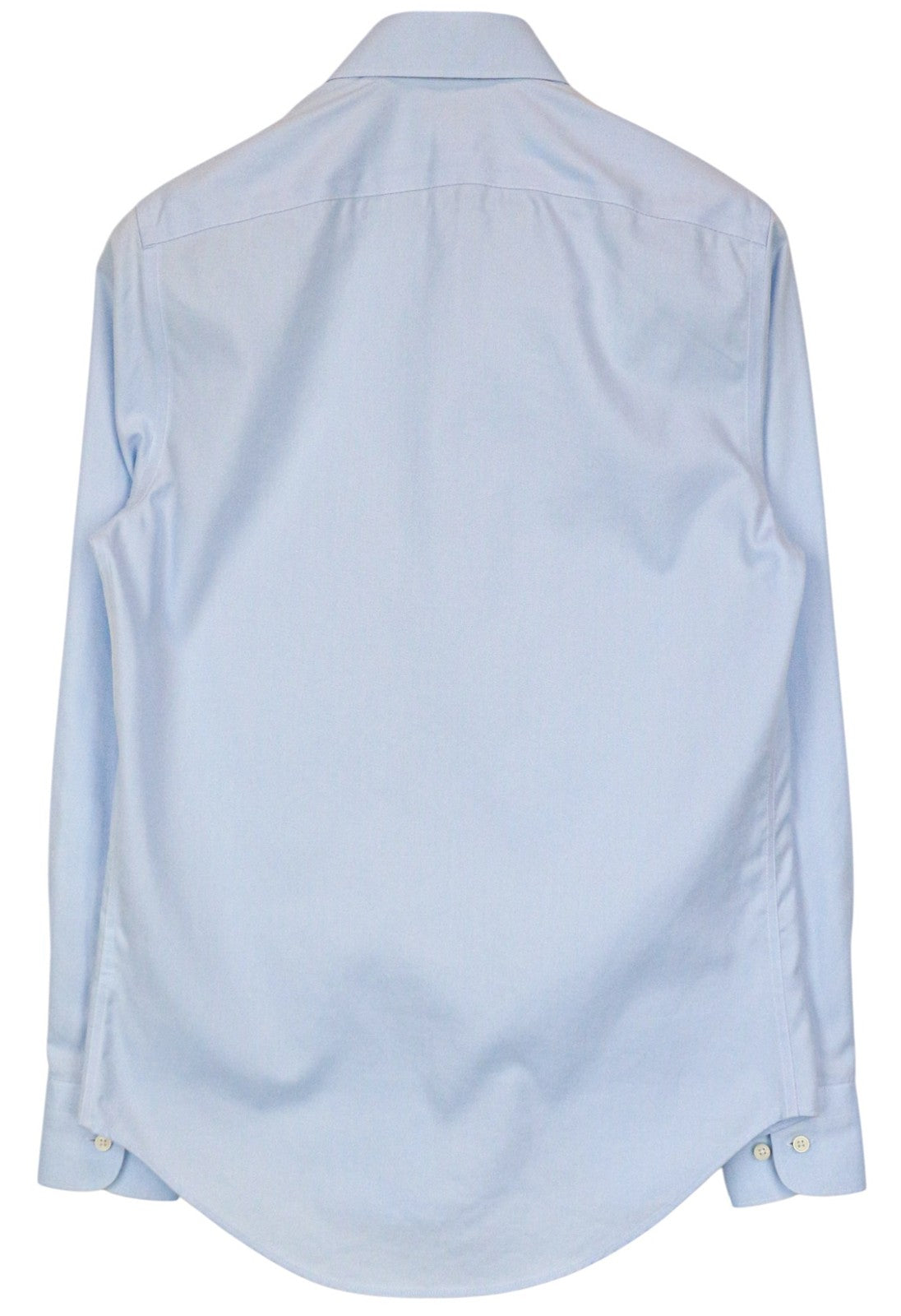SUITSUPPLY Men Shirt 35/13 1/2 Slim Fit Button-Up Classic Blue Pure Cotton