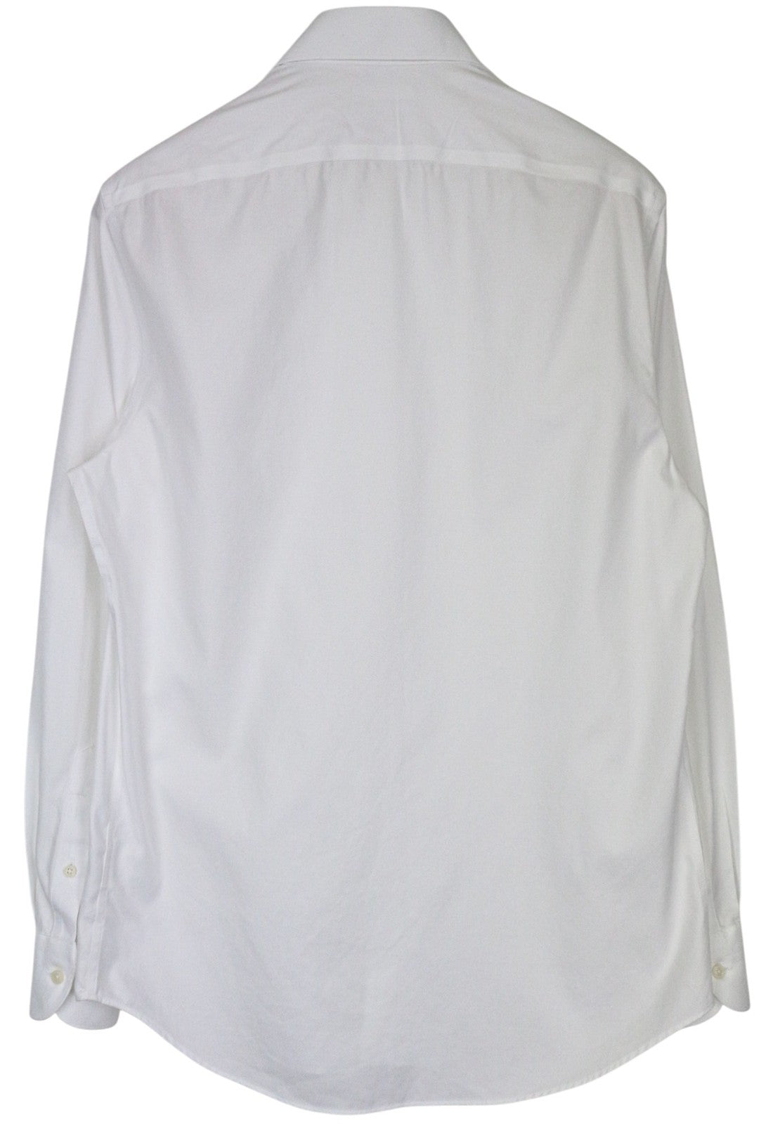 SUITSUPPLY Traveller Men Shirt 39/15 1/2 Slim White Pure Cotton Button-Up Formal