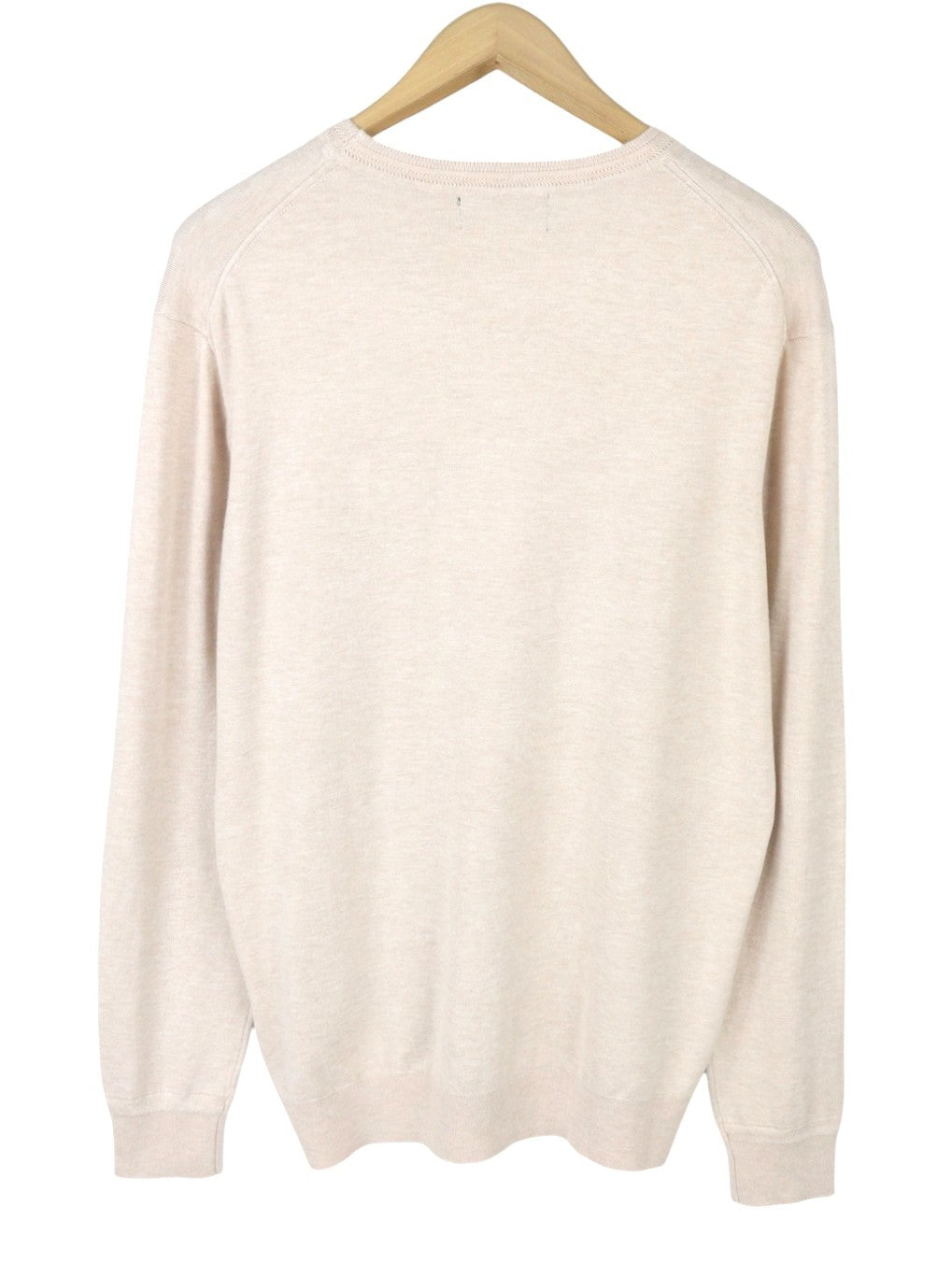 SCOTCH & SODA Men Jumper M Light Pink Melange Crew Neck Knit Pull On