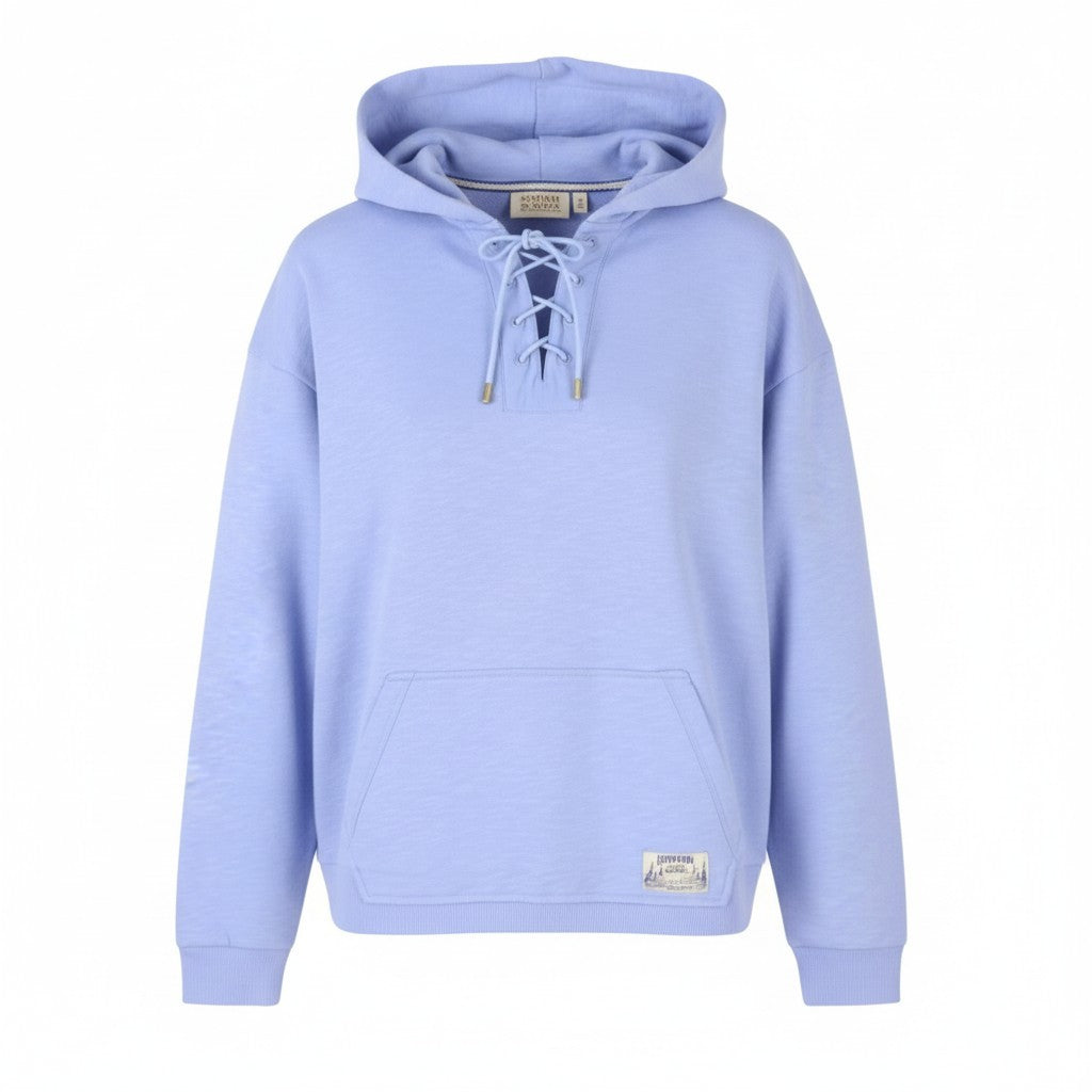 SCOTCH & SODA Men Hoodie M Purple Organic Kangaroo Pocket Pull On