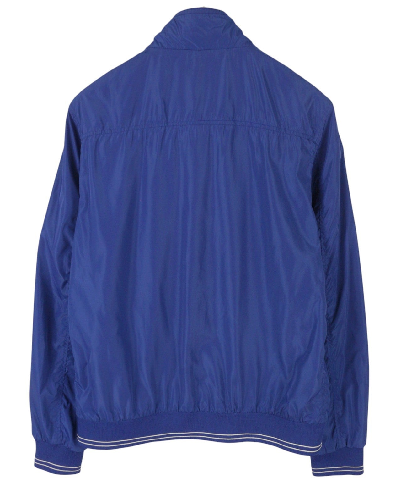 SCOTCH & SODA Men Jacket L Blue High Neck Full Zip Lightweight