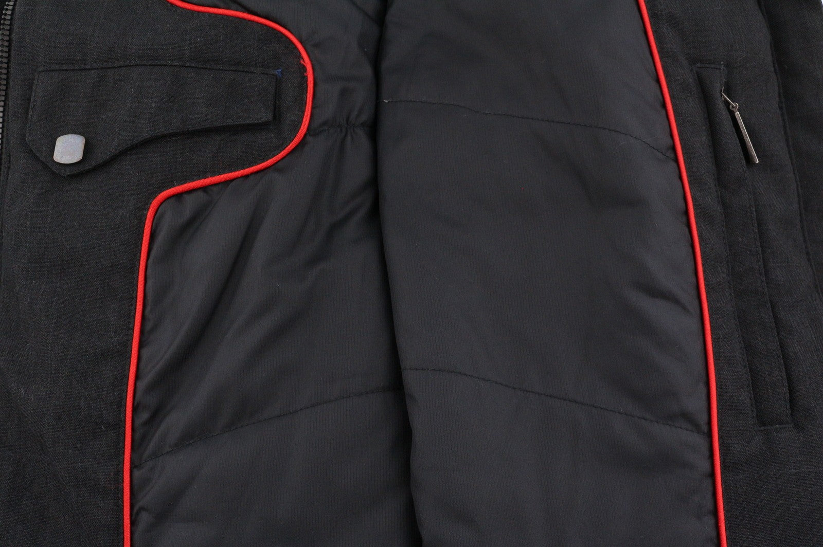 MARMOT Women Jacket L Black Melange Padded Mid-Length Full Zip