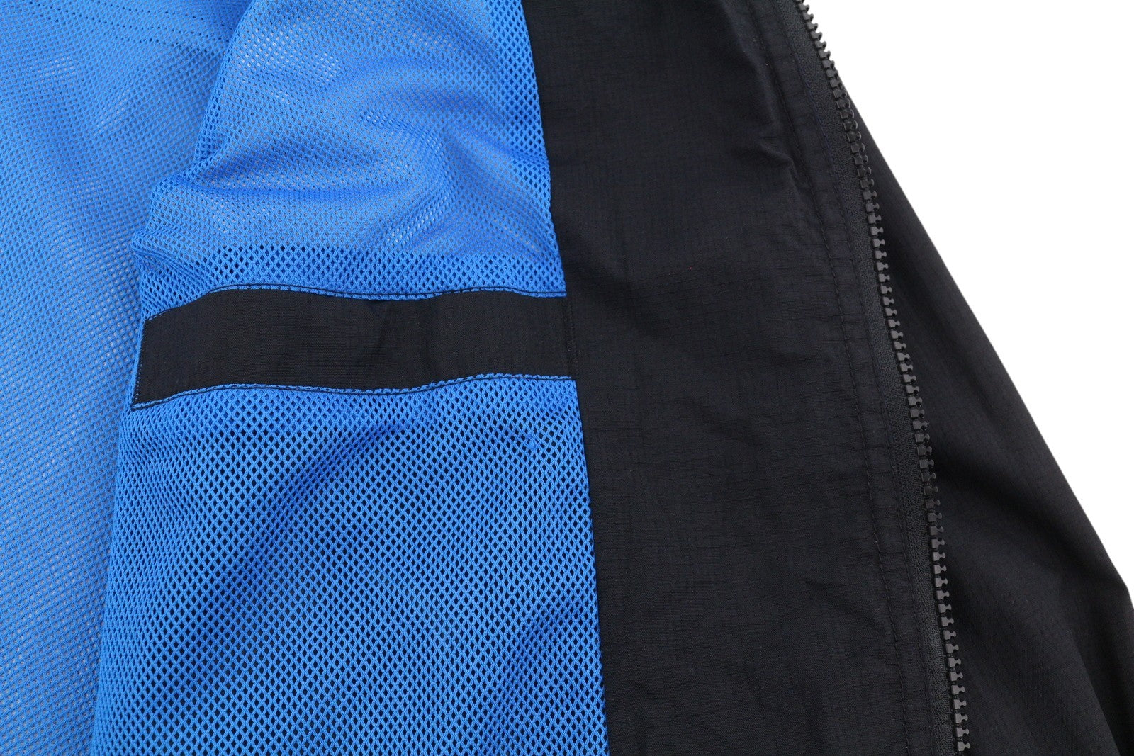 SUPERDRY Windcheater Men Jacket M Black Triple Zip Hooded