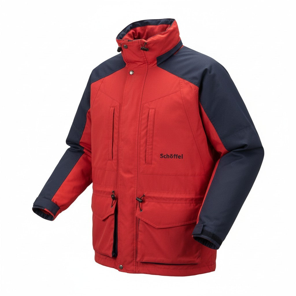 SCHOFFEL Venturi Arizona II Men Jacket M Red Hidden Hood Drawstring