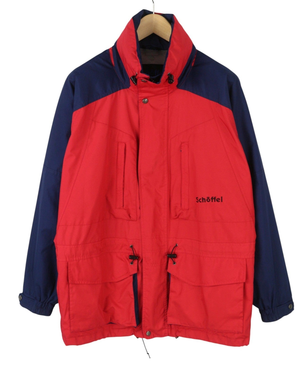 SCHOFFEL Venturi Arizona II Men Jacket M Red Hidden Hood Drawstring