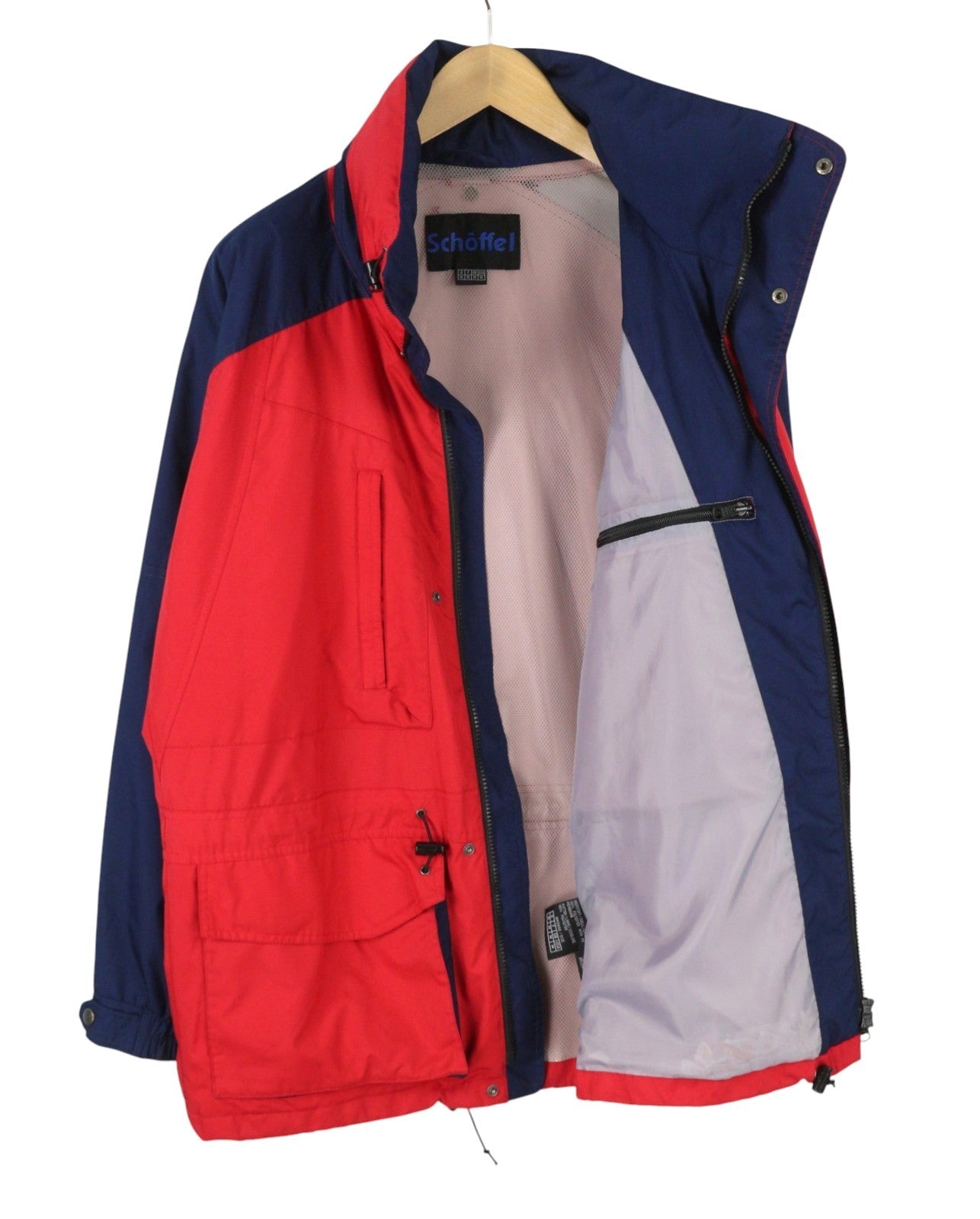 SCHOFFEL Venturi Arizona II Men Jacket M Red Hidden Hood Drawstring