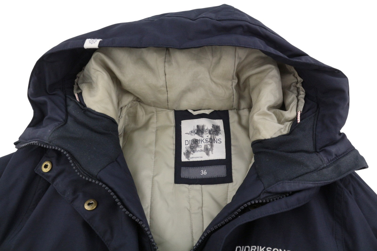 DIDRIKSONS Tilde Parka Women Jacket EU36 S Black Storm System