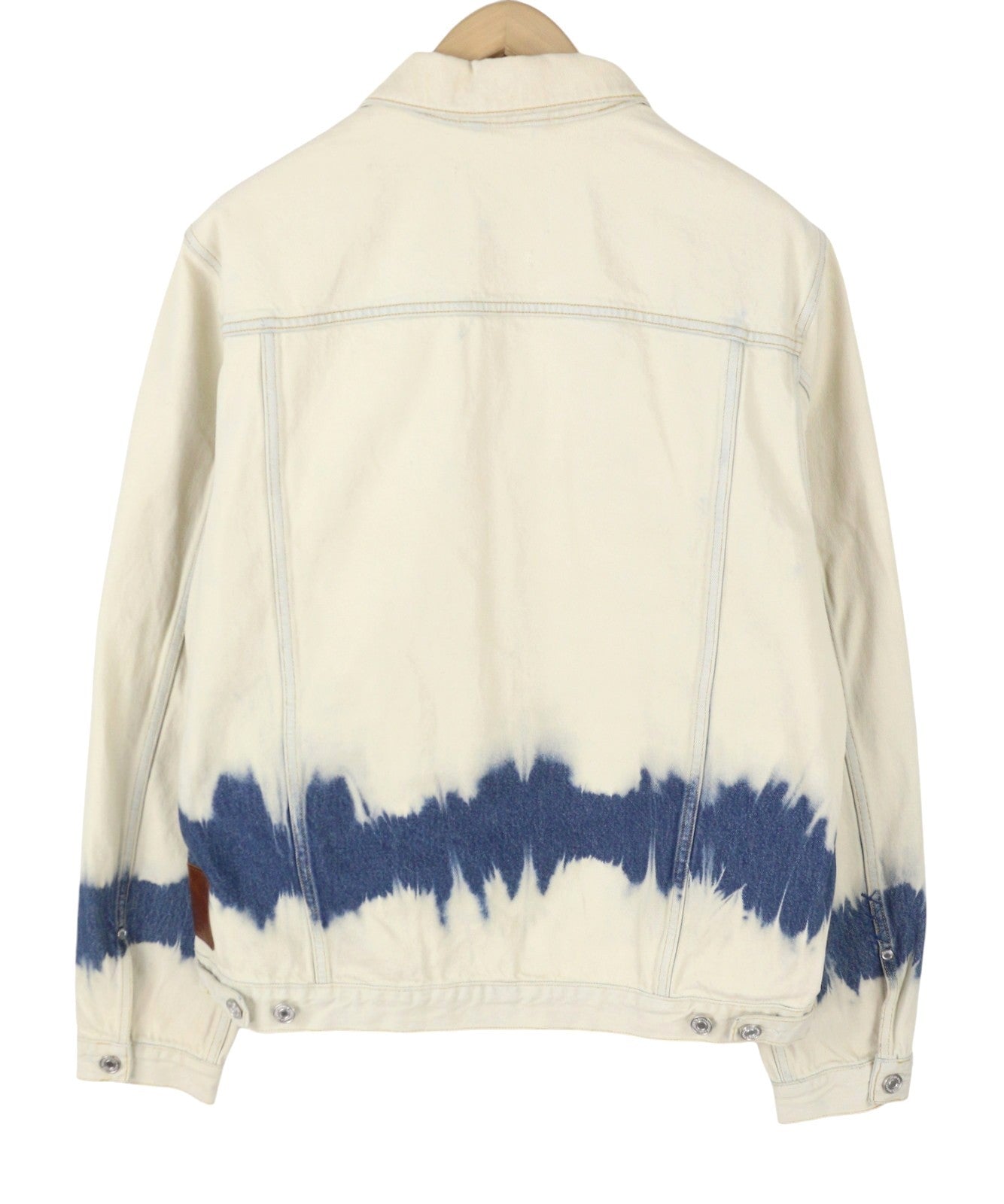 SCOTCH & SODA Trucker Men Jacket L Beige Tie Dye Organic Denim