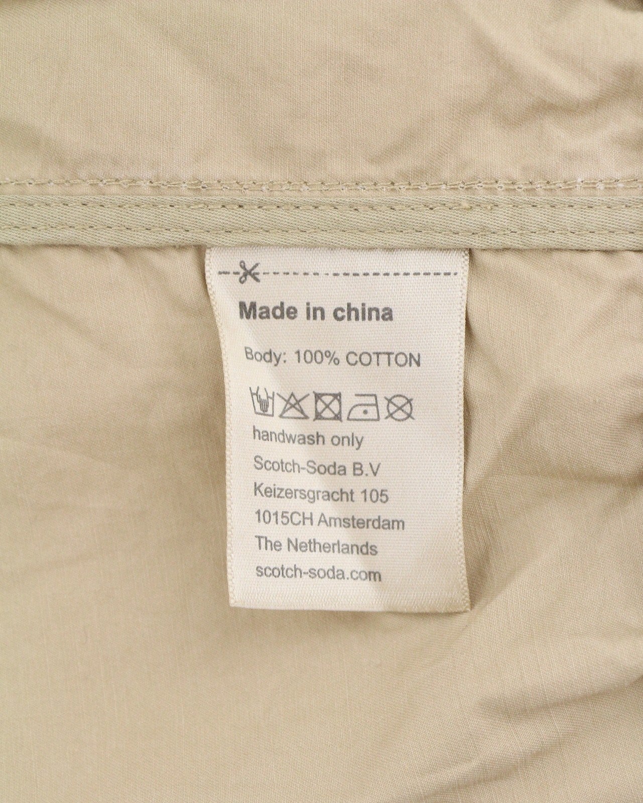 SCOTCH & SODA Men Jacket M Beige Patterned Spread Bomber