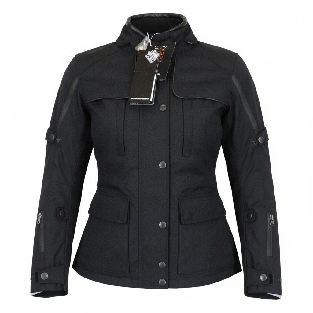 TUCANO URBANO Iris Women Jacket IT38 XS Black Scooter Windproof Breathable