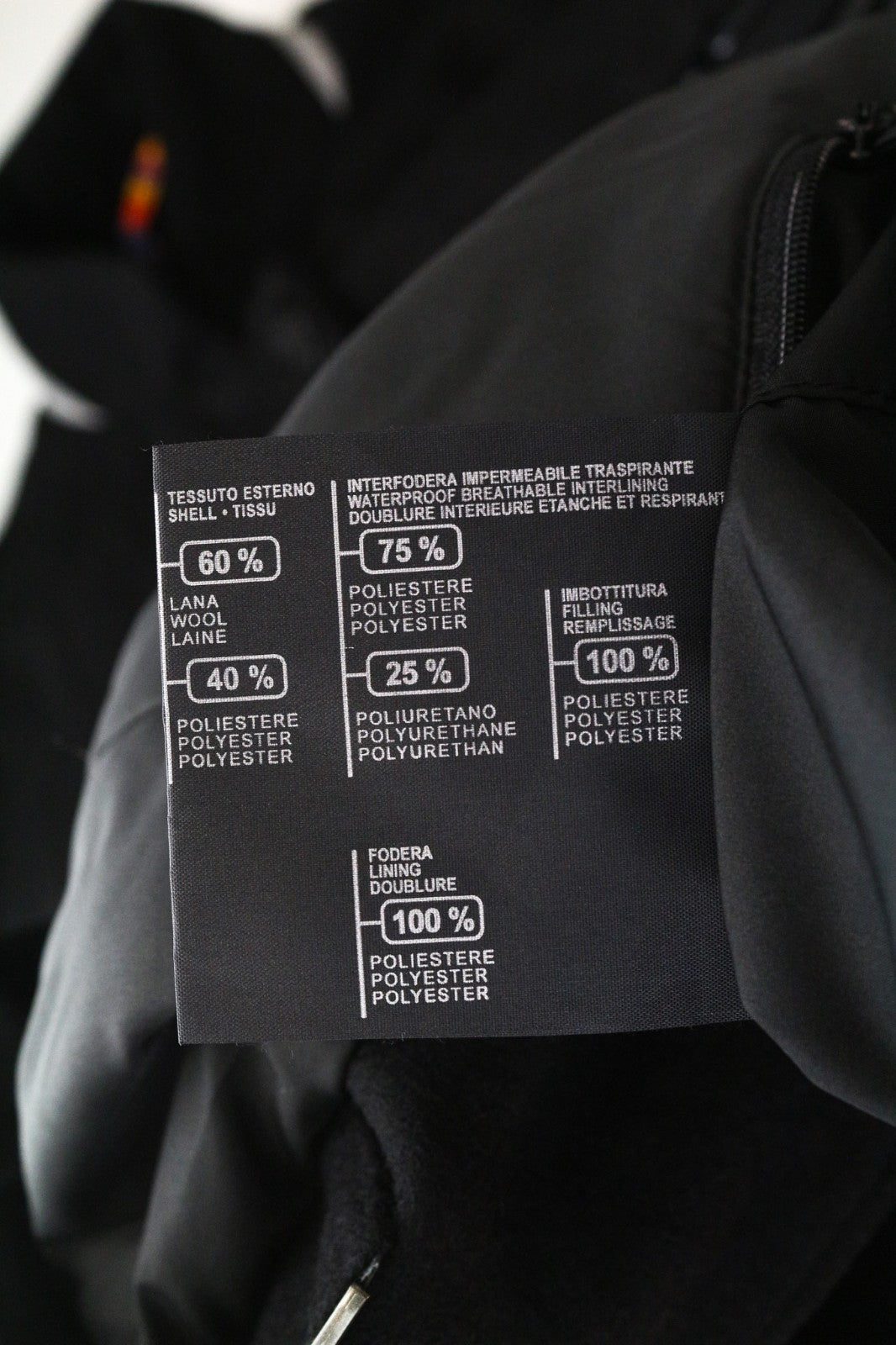 TUCANO URBANO New Carmen Women Coat IT40 S Black Motorcycle Breathable Wool