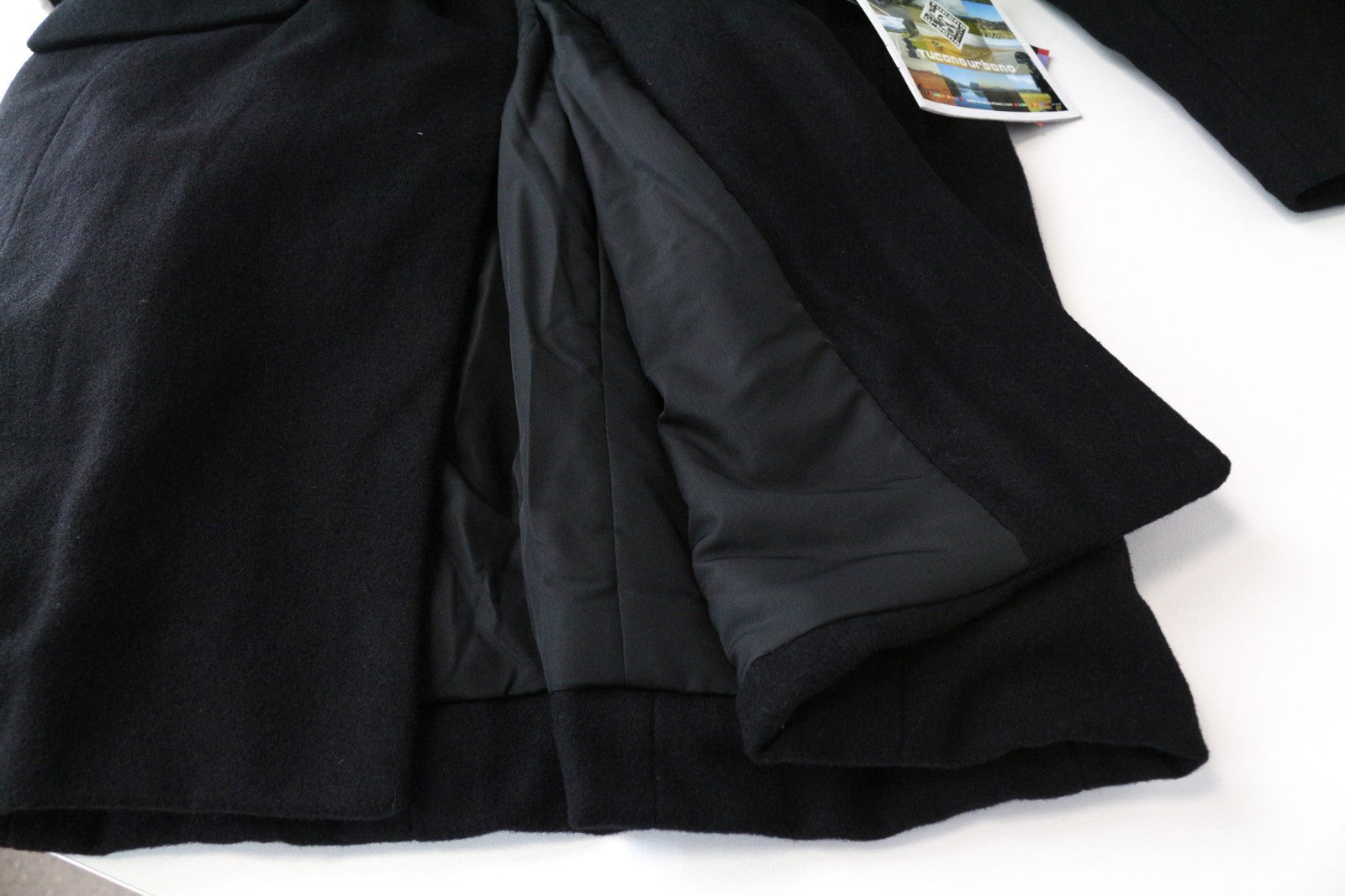 TUCANO URBANO New Carmen Women Coat IT40 S Black Motorcycle Breathable Wool