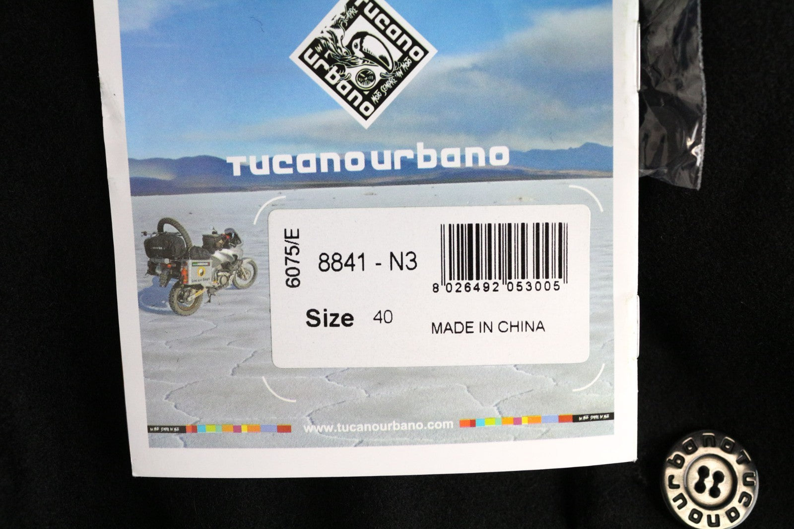TUCANO URBANO New Carmen Women Coat IT40 S Black Motorcycle Breathable Wool