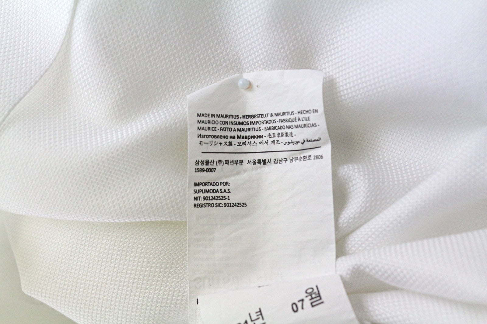 SUITSUPPLY Traveller Men Shirt 40/15 3/4 Slim White Pure Cotton Button-Up Twill