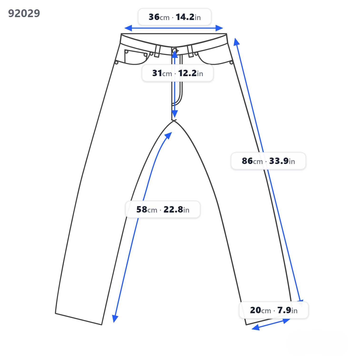Jeans Cross Over