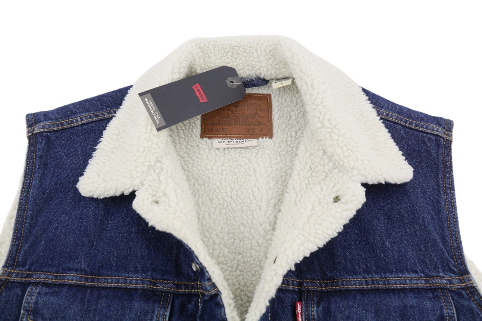 Blue Denim Waistcoat