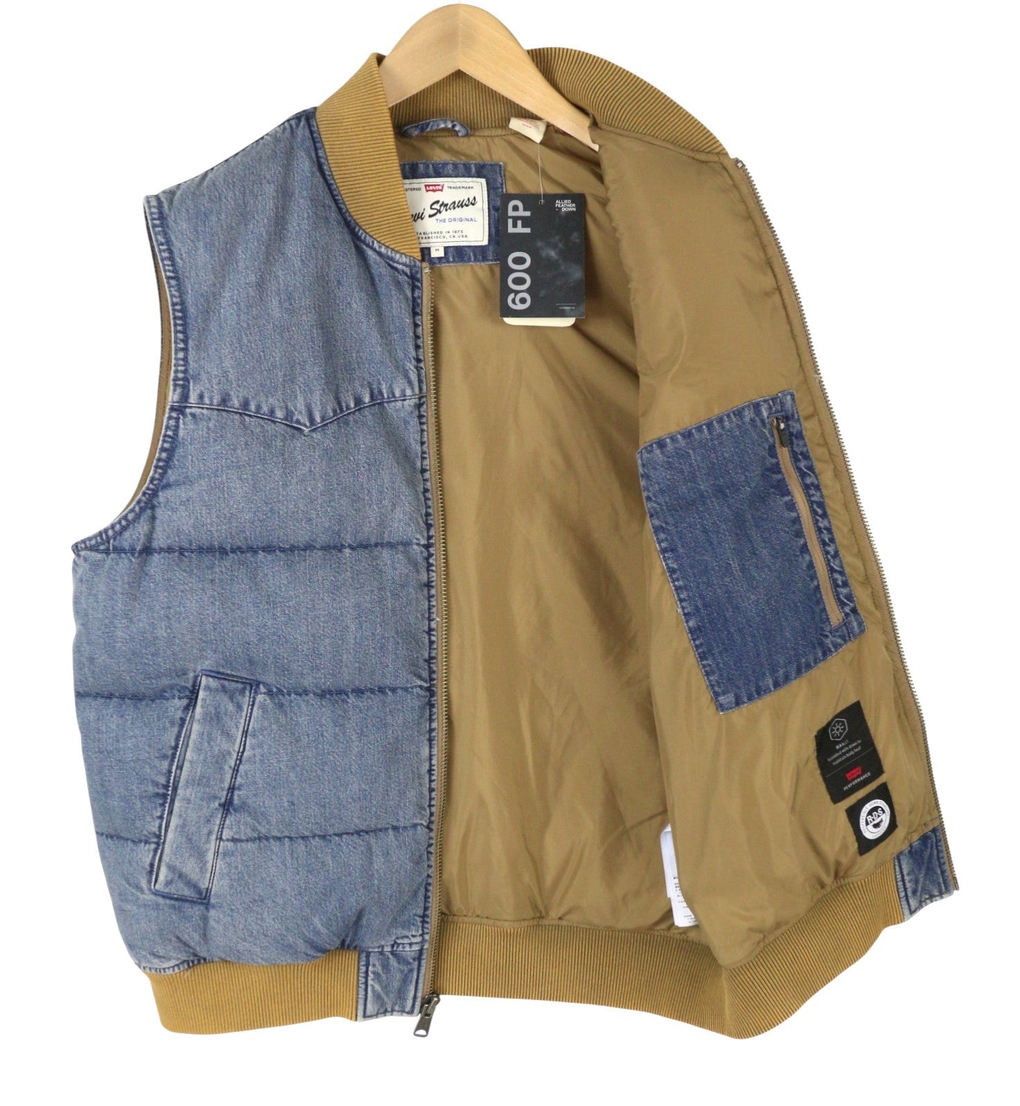 Blue Denim Waistcoat