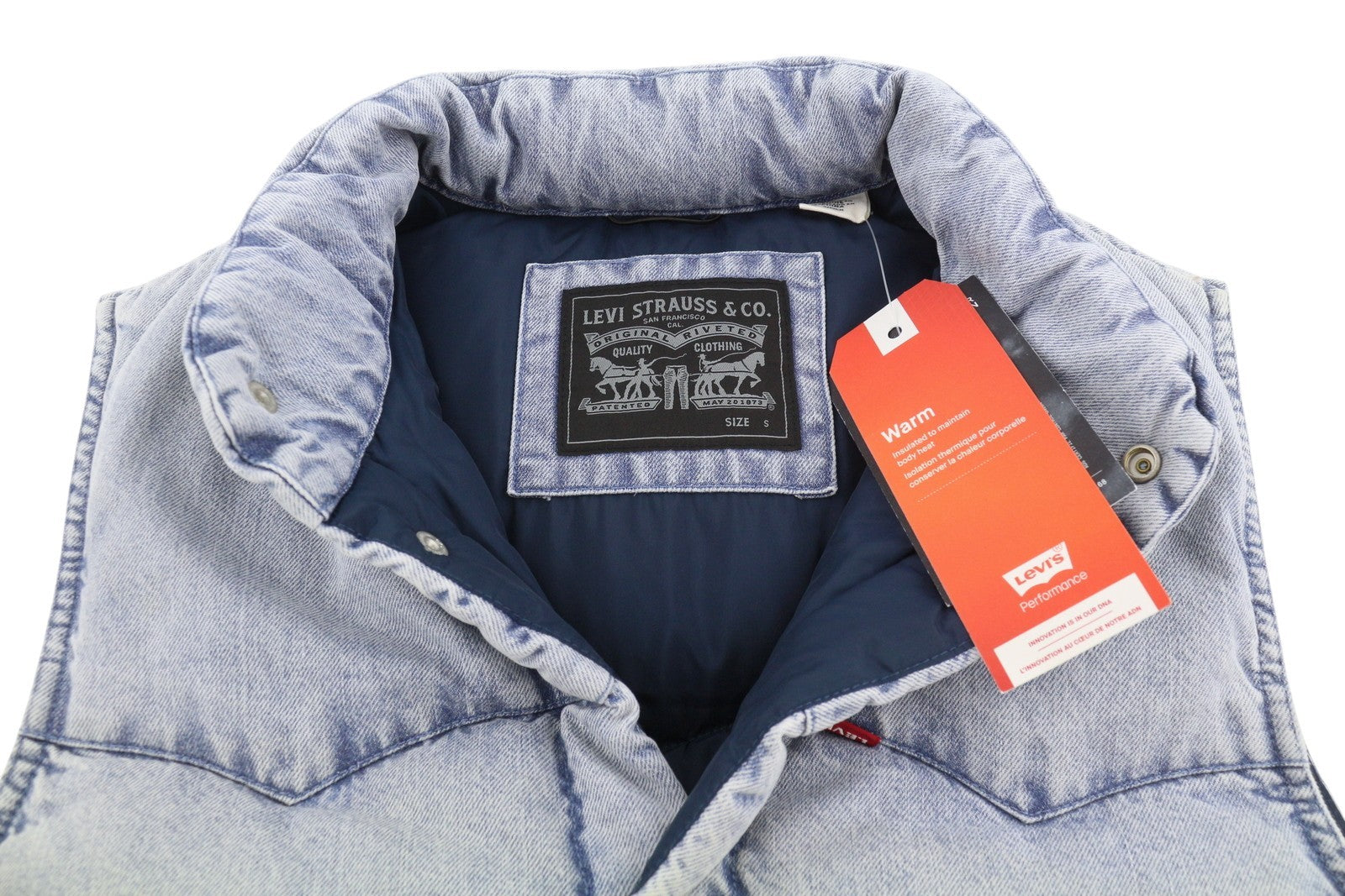 Blue Denim Waistcoat
