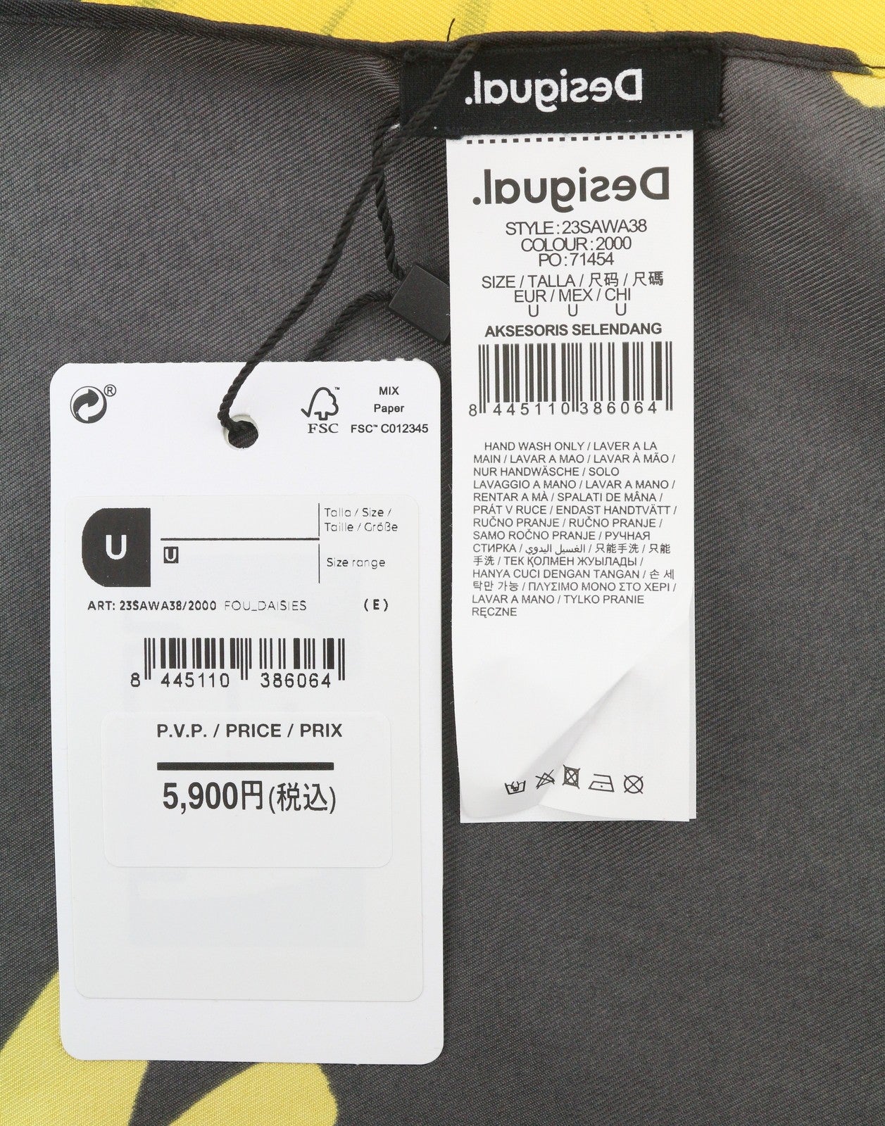 Scarf Fou Daisies
