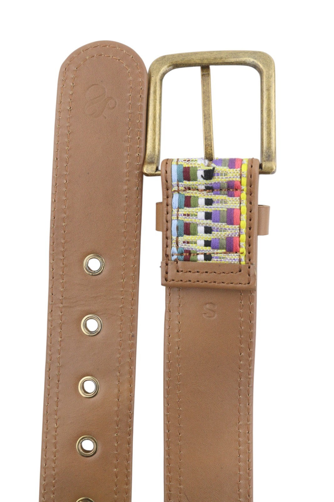 Multicoloured Leather Belt