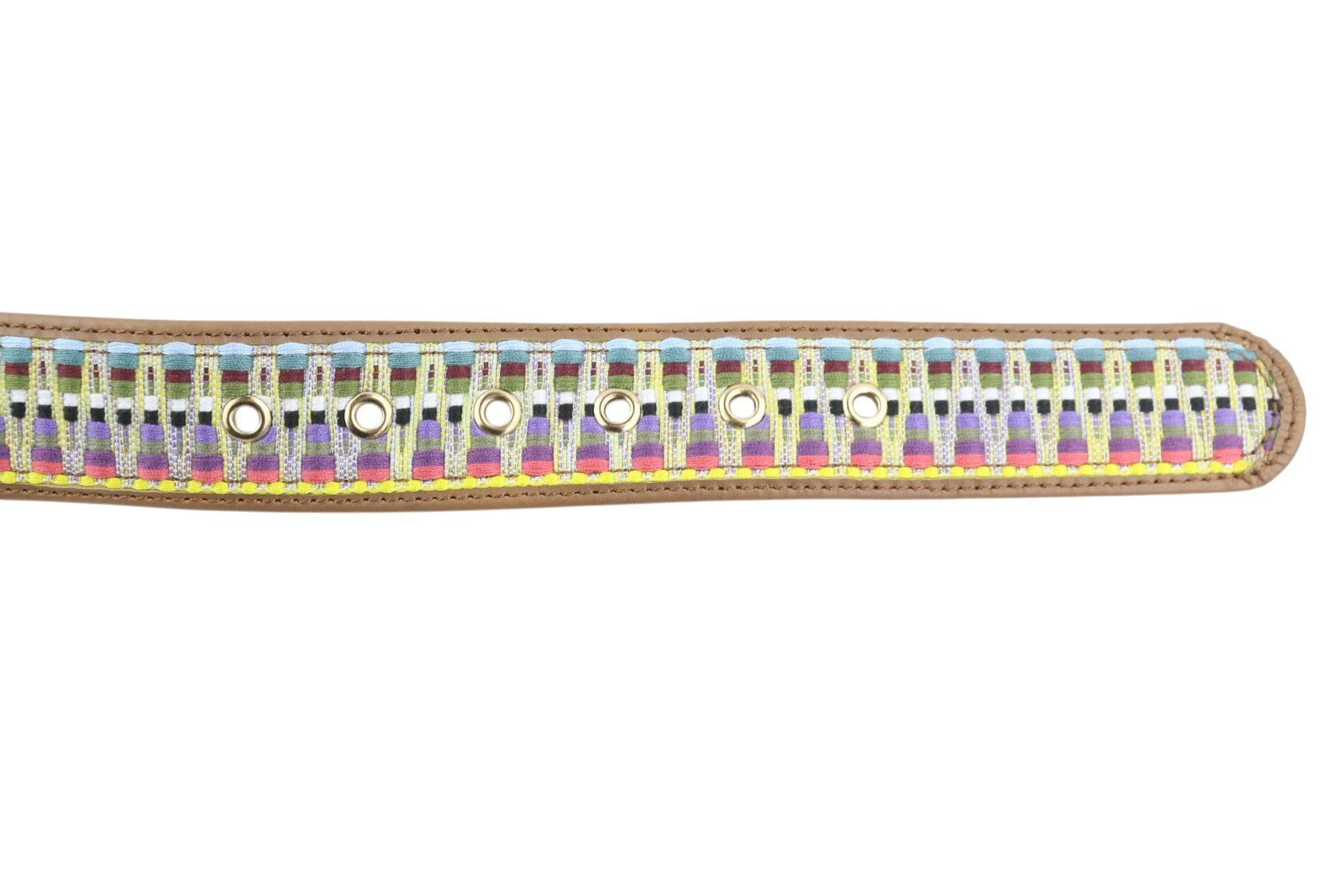 Multicoloured Leather Belt